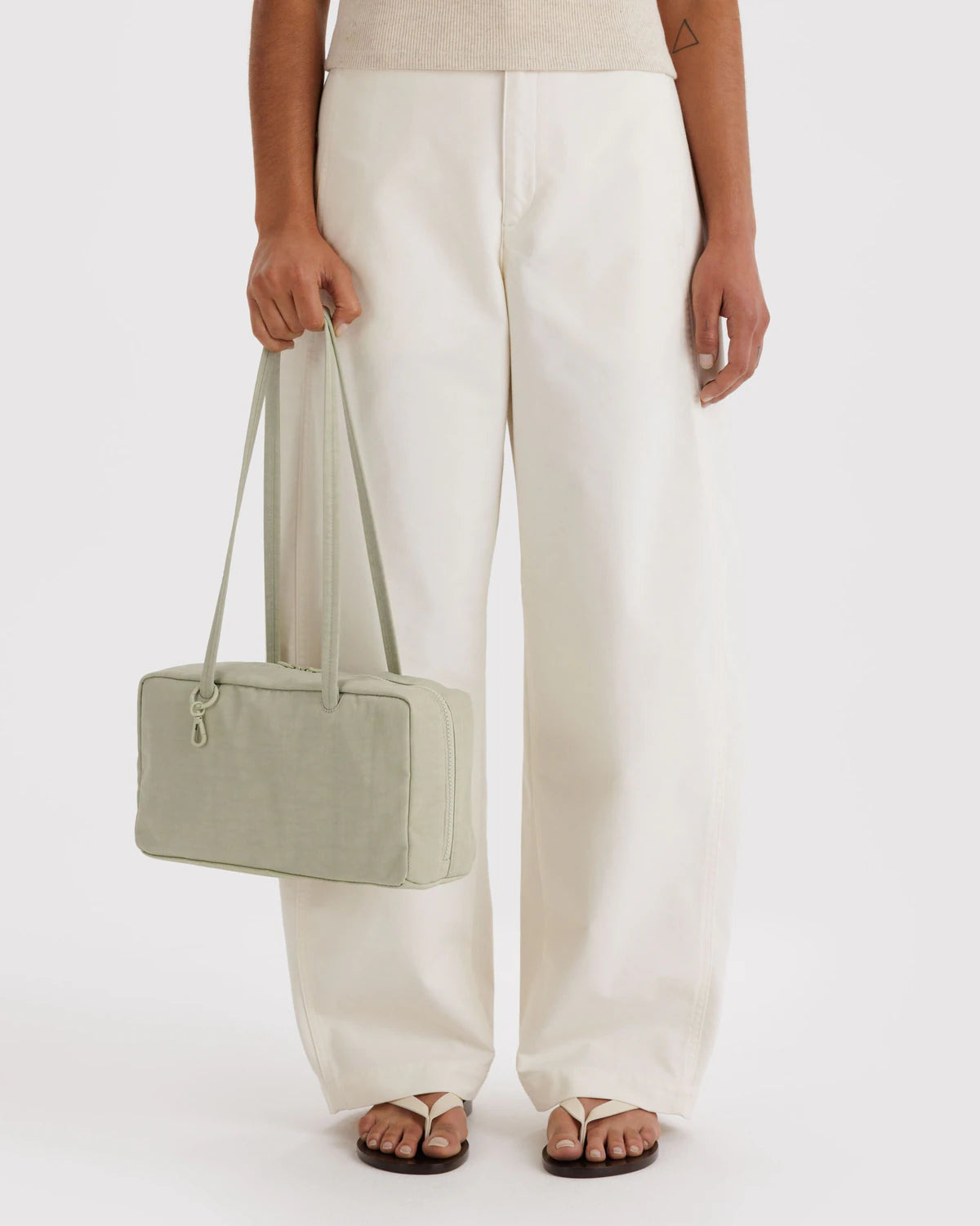 BAGGU - Nylon Bowler Bag - Celadon