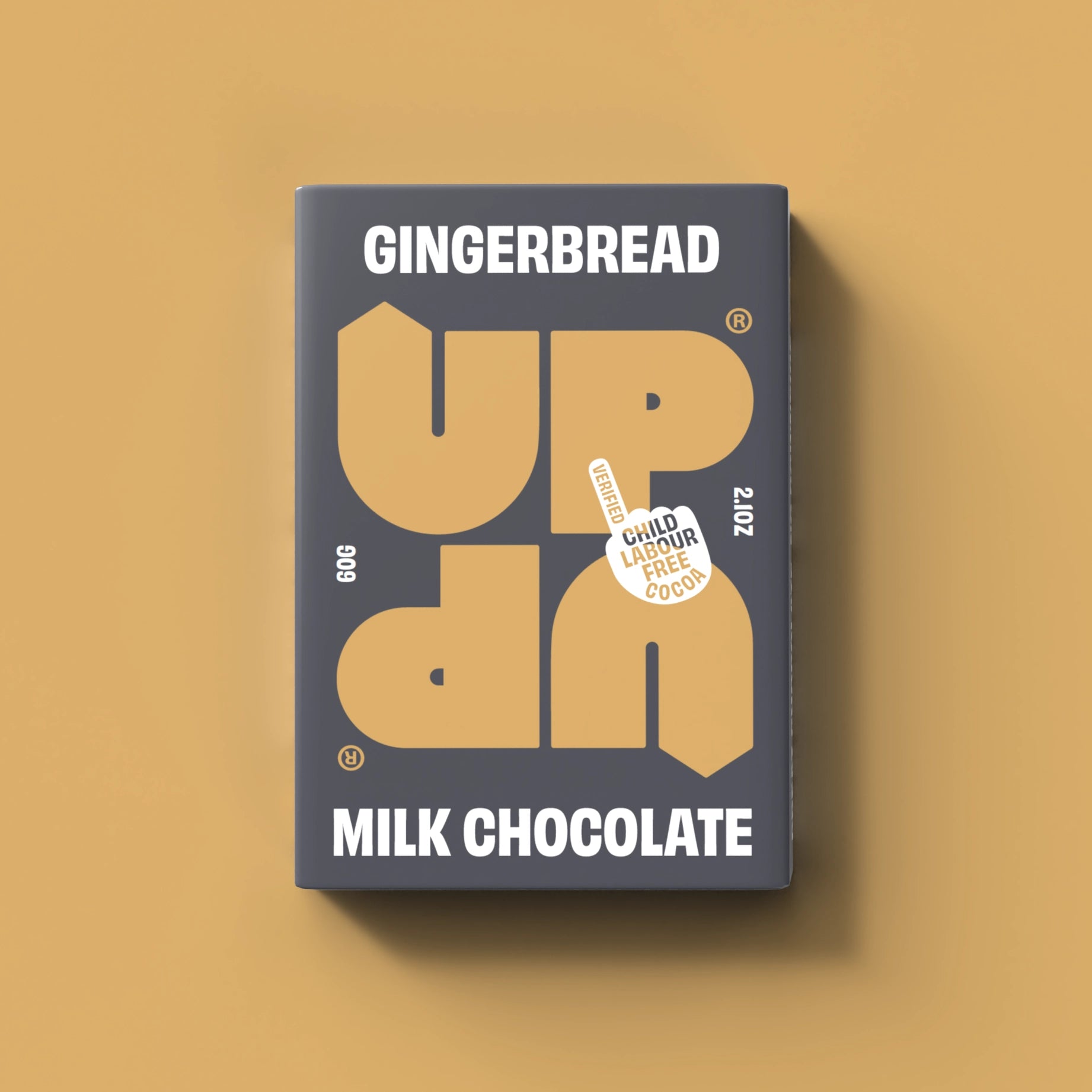 UP-UP CHOCOLATE - Gingerbread Milk Chocolate Bar 60g