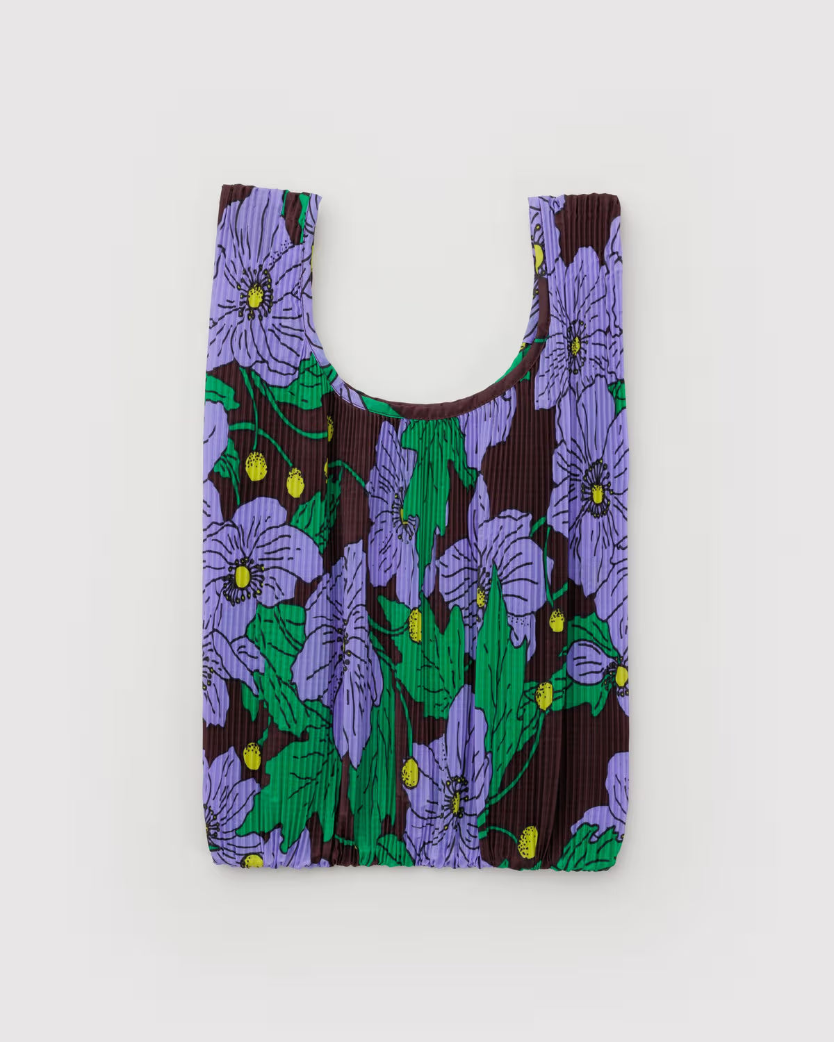 BAGGU - Pleated Baggu - Maroon Poppy