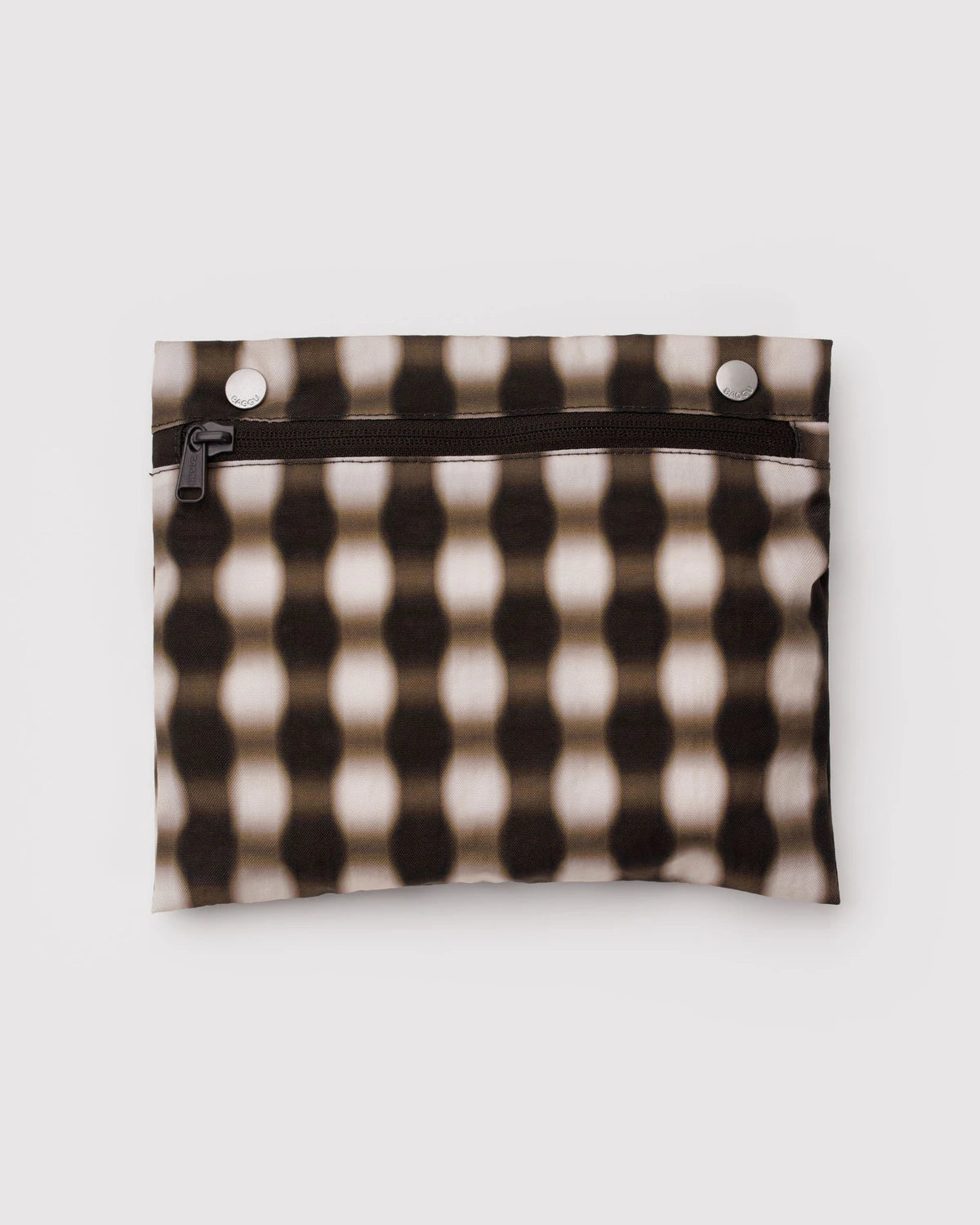 BAGGU - Everyday Cloud Bag - Blurred Gingham Brown