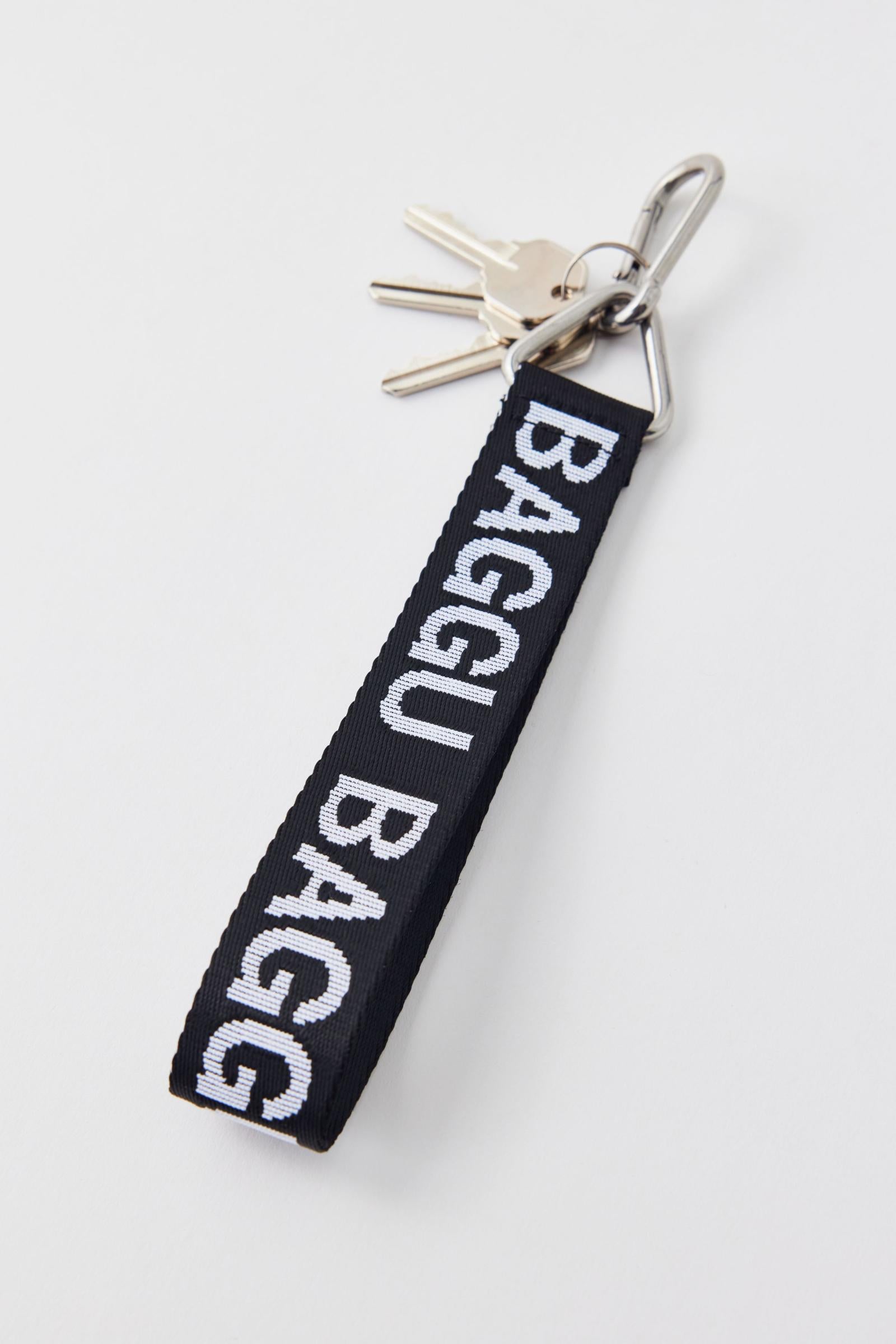 BAGGU Logo Keychain - Black and White