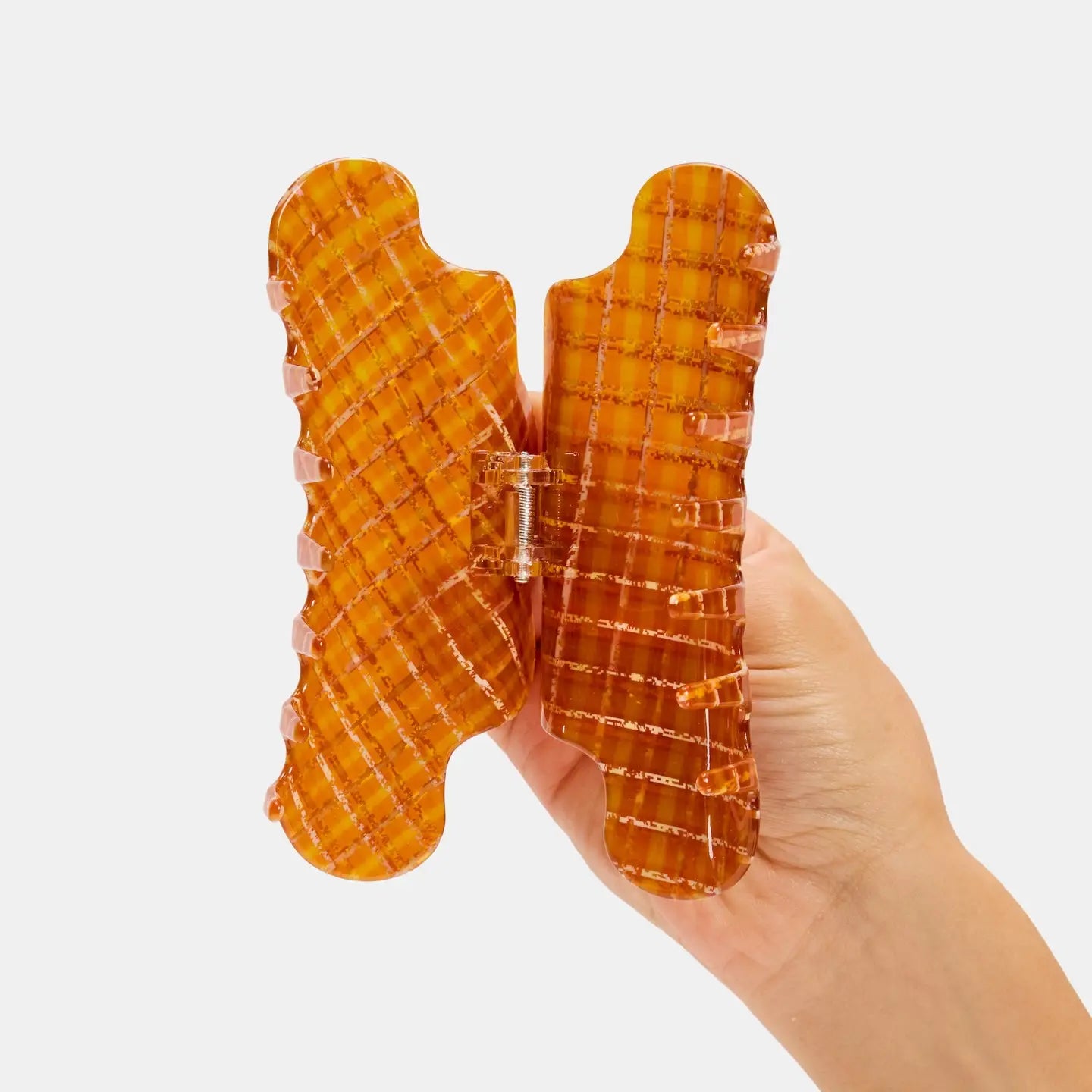 CHUNKS - Nimbus Claw in Caramel Plaid