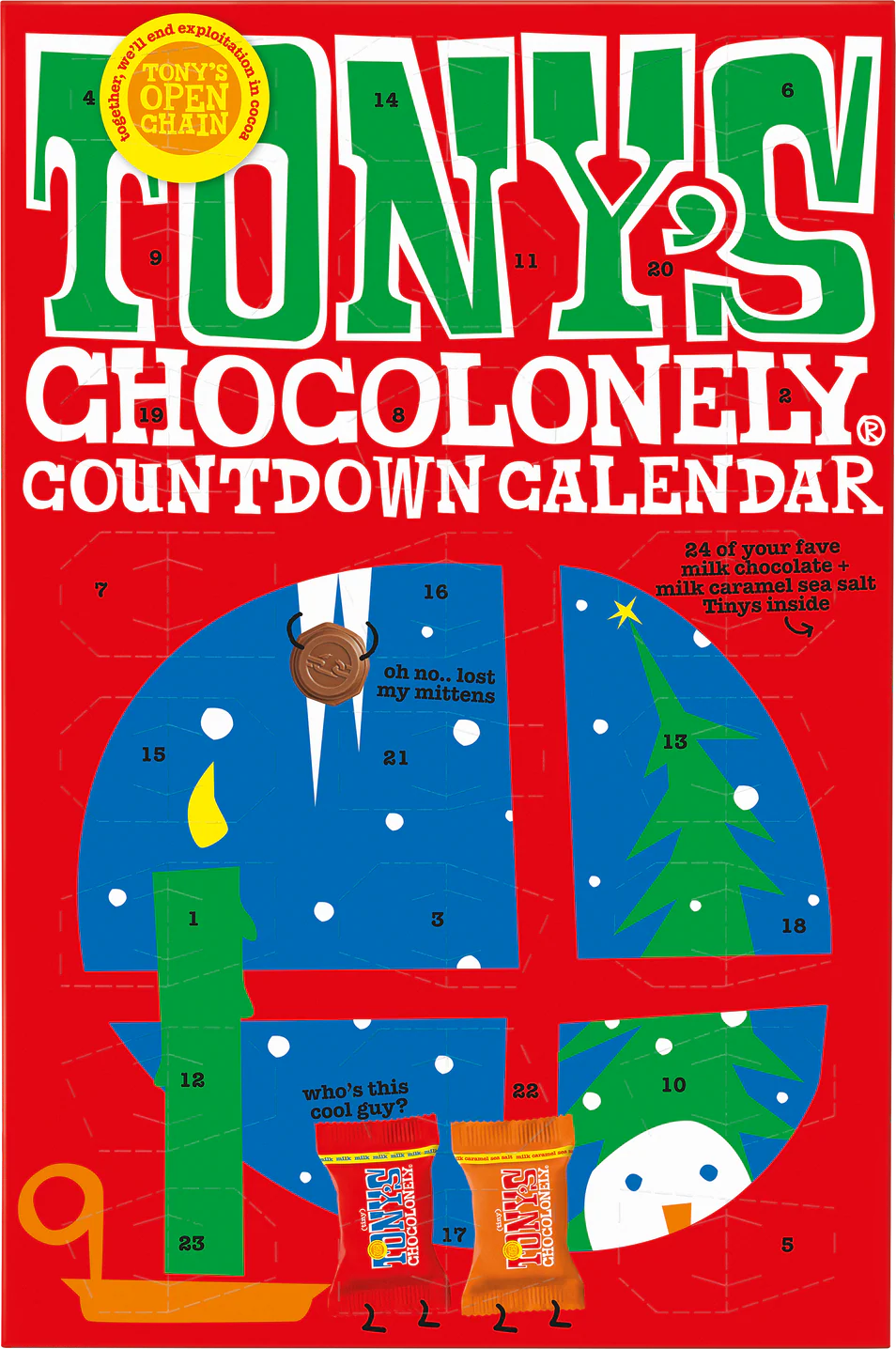 TONY'S CHOCOLONELY - Tony's Xmas Small Countdown Calendar