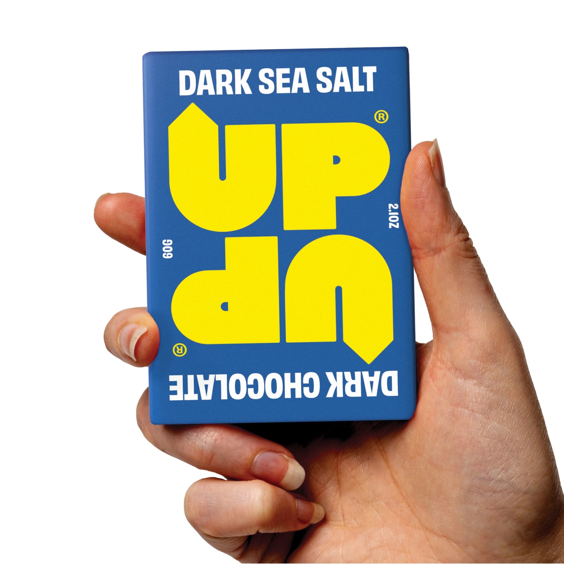 UP-UP CHOCOLATE - Sea Salt Dark Chocolate Bar 60g