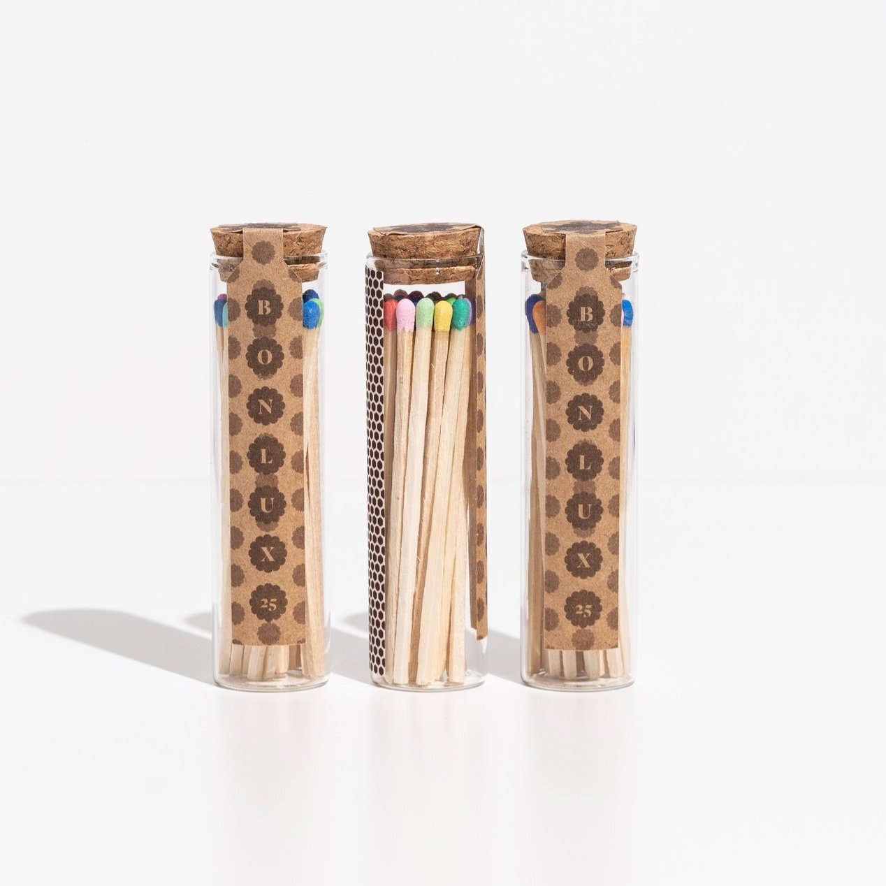 BON LUX - Fancy rainbow tip matches