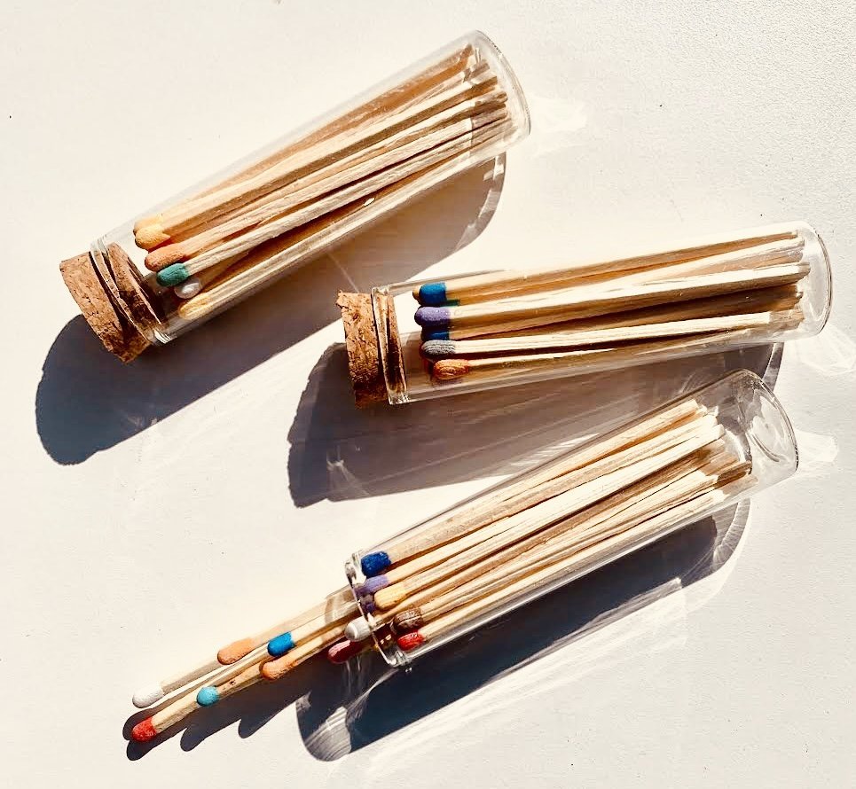 BON LUX - Fancy rainbow tip matches