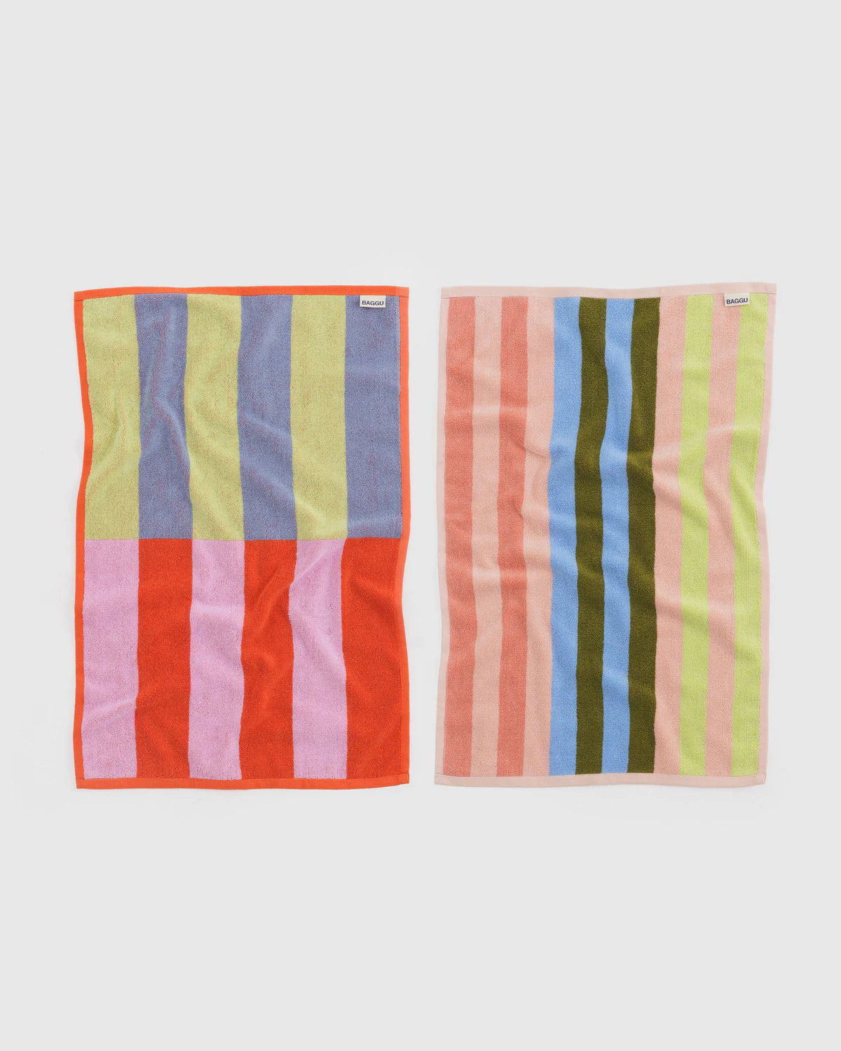 BAGGU - Hand Towel Set of 2 - Pool Stripe Mix