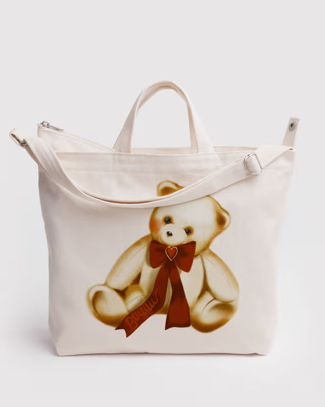 BAGGU - Horizontal Zip Duck Bag - Teddy Bear