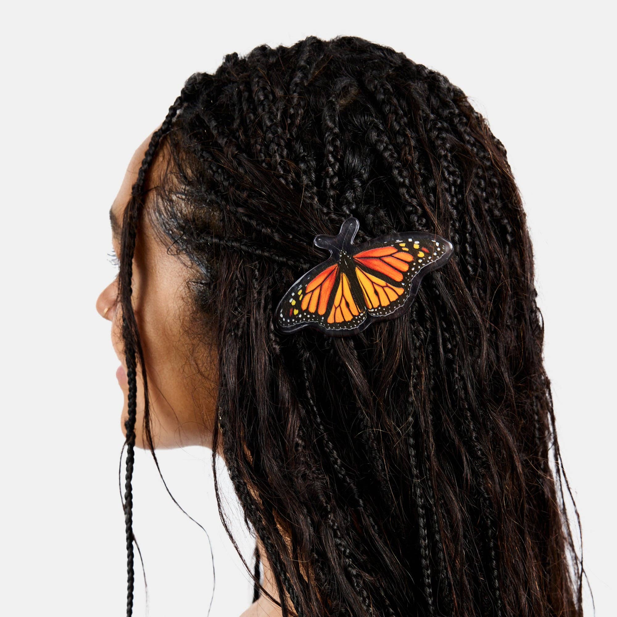 CHUNKS - Barrette in Monarch Butterfly