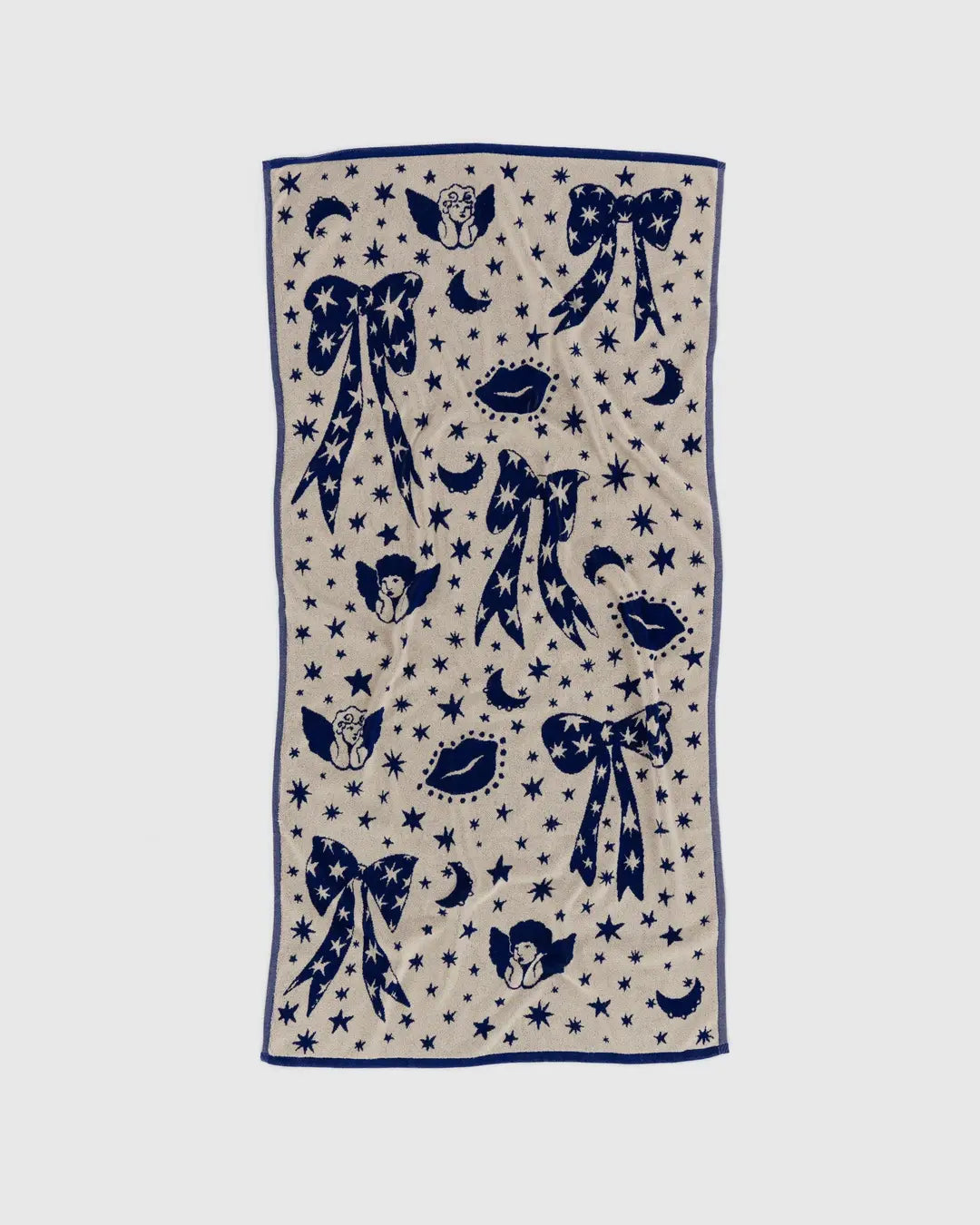 BAGGU Bath Towel - Cherub Bows