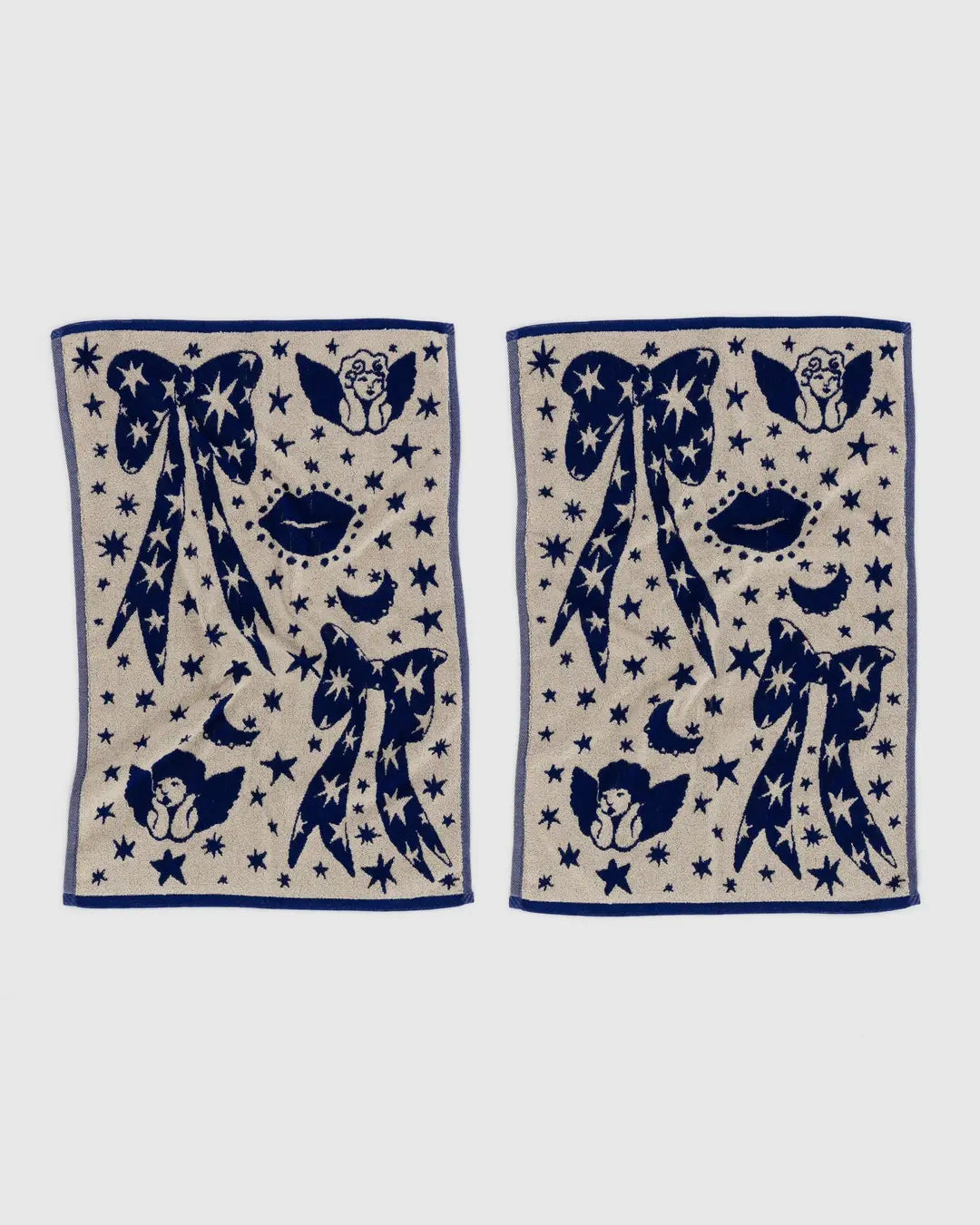 BAGGU - Hand Towel Set of 2 - Cherub Bows