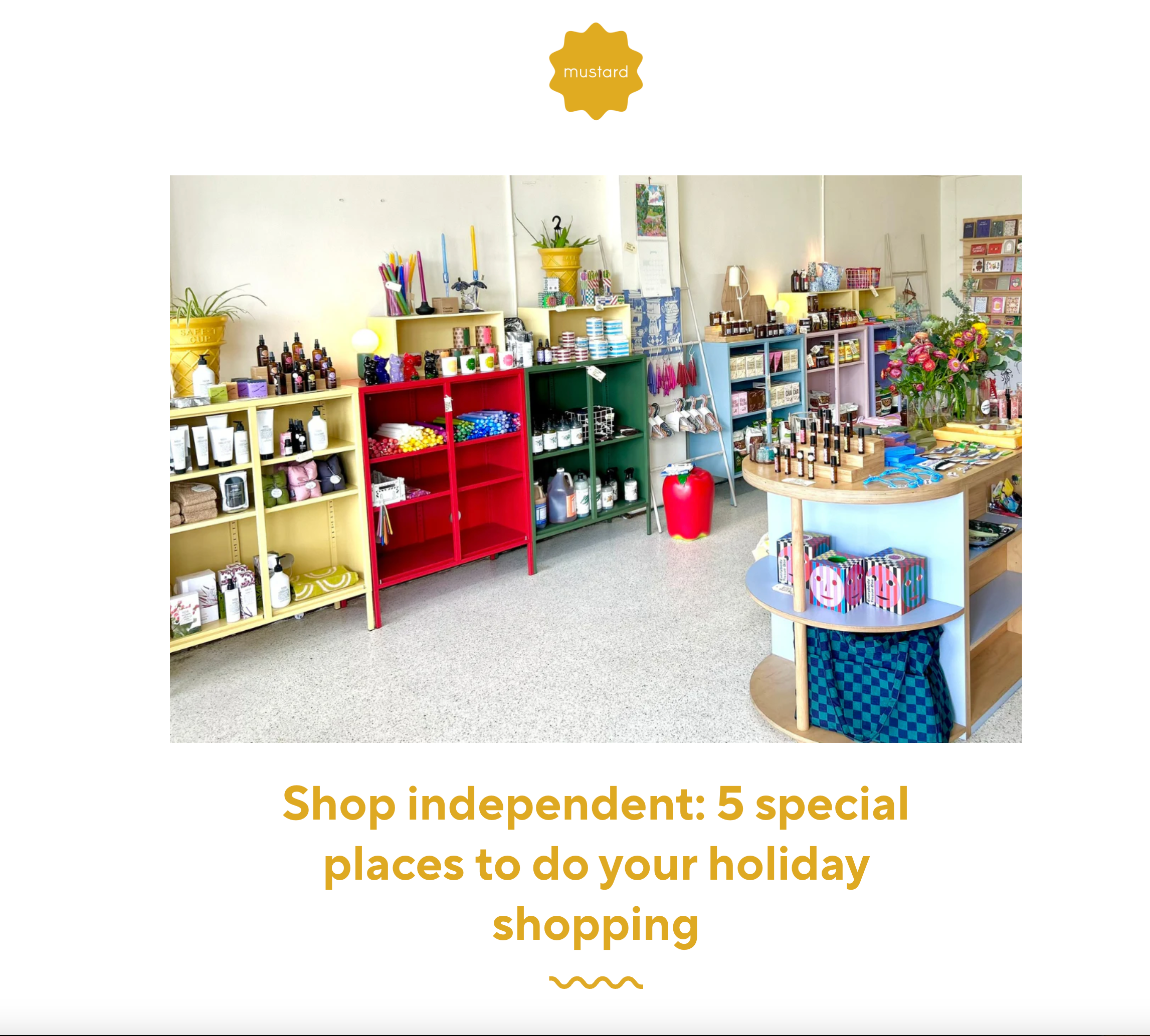 Shop independent: 5 special places to do your holiday shopping