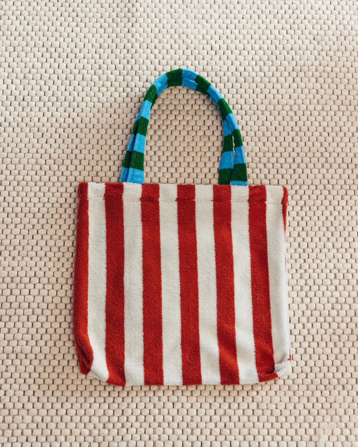 DUSEN DUSEN Terrycloth Tote Bag | Field Stripe