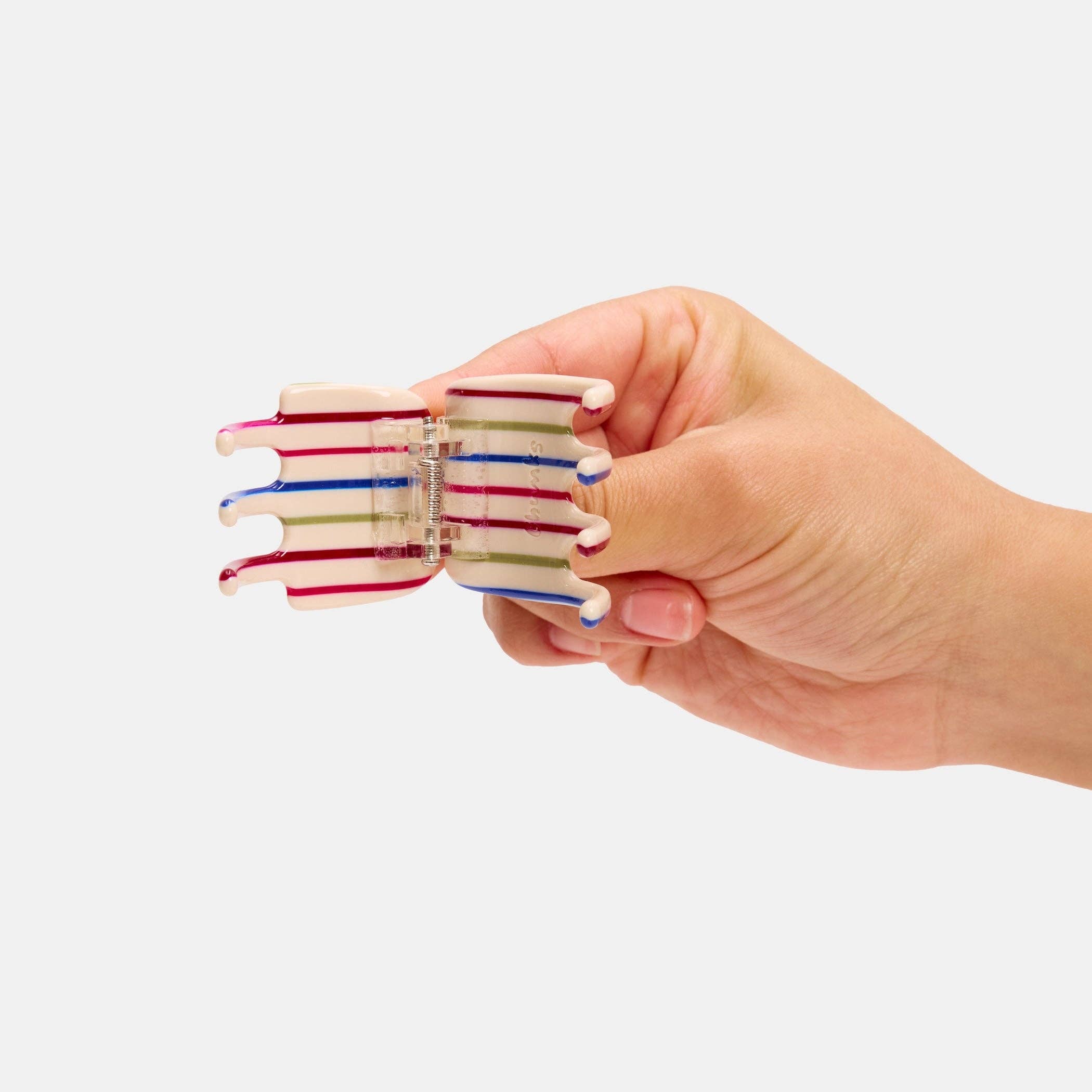 CHUNKS - Midi Ursa Claw in Vanilla Stripe