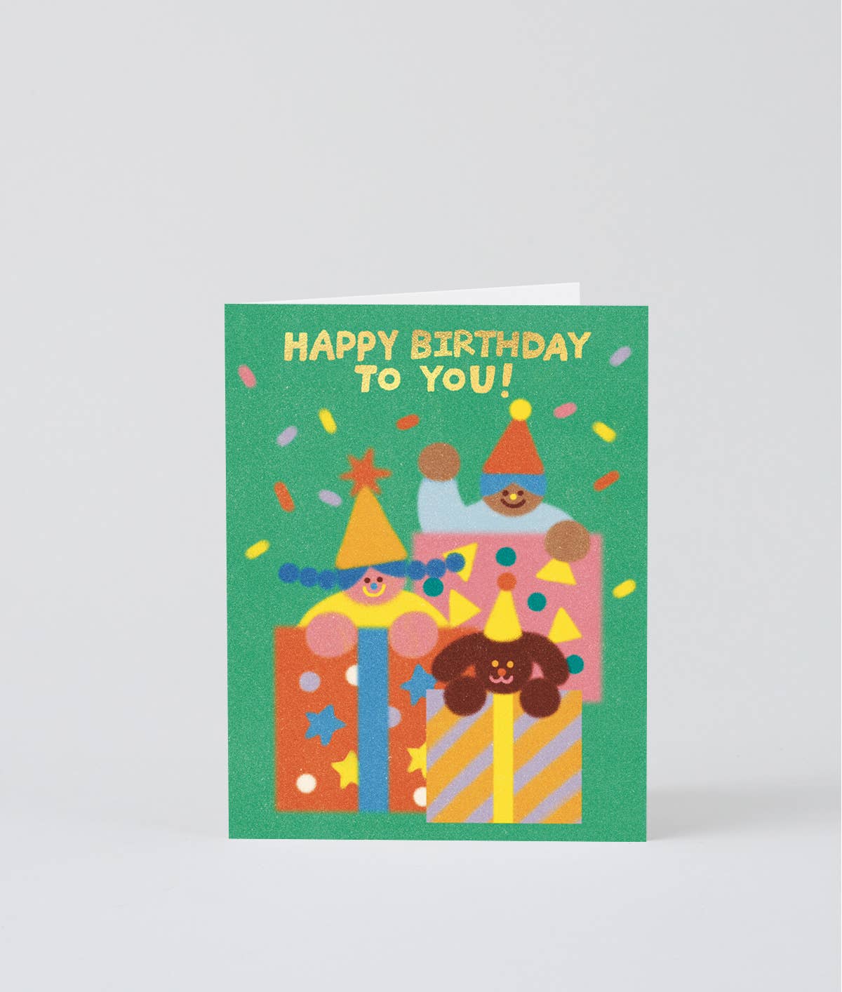 Wrap - 'Happy Birthday To You Presents' Kids Greetings Card