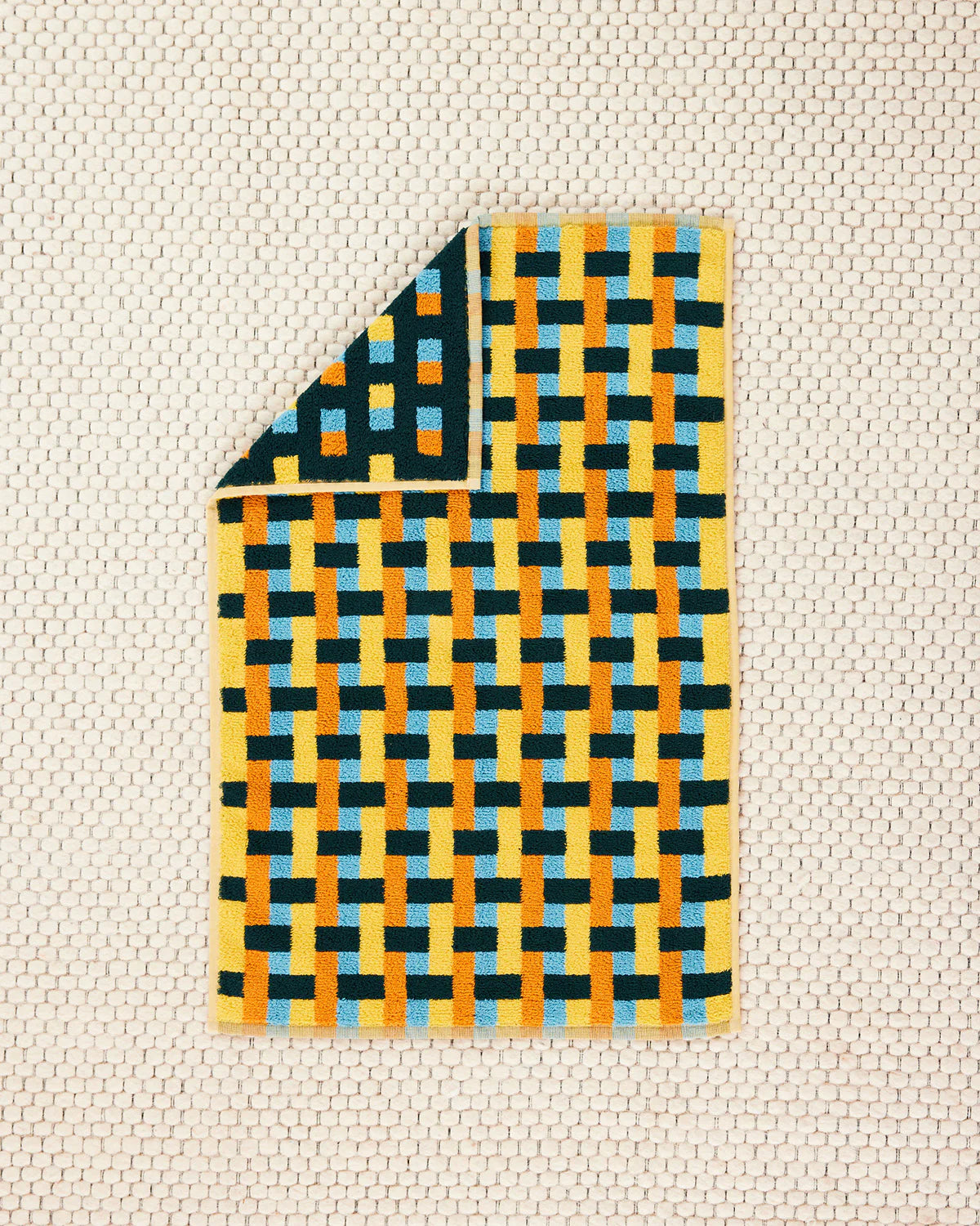 DUSEN DUSEN Hand Towel | Yellow Weave