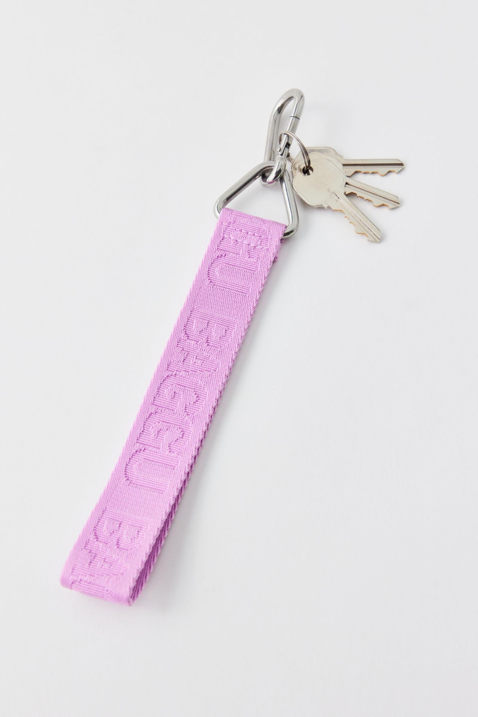 BAGGU Logo Keychain Peony