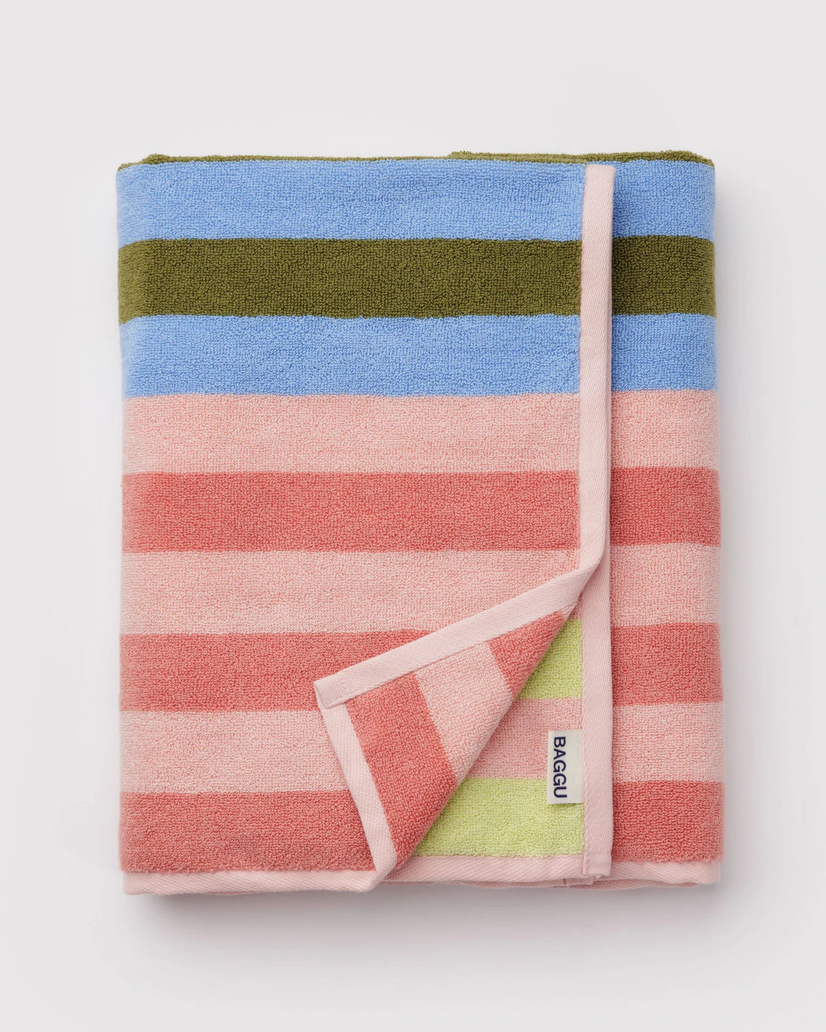 BAGGU - Bath Towel - Sherbet Stripe