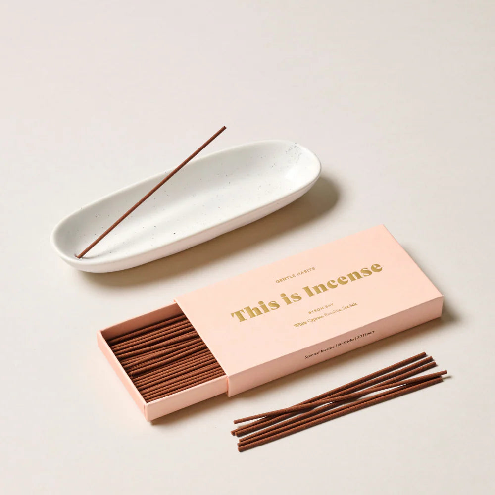GENTLE HABITS - Burner Pack - Incense + Ceramic Holder