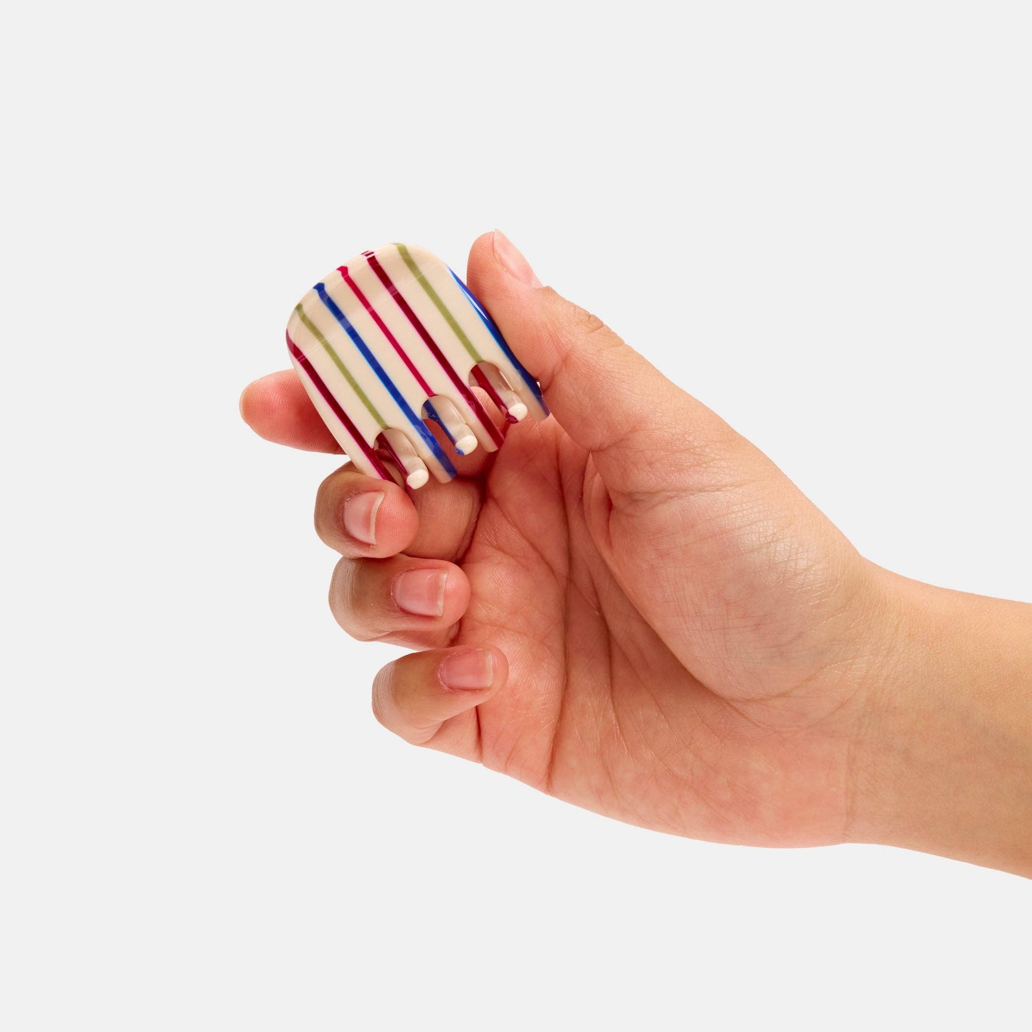 CHUNKS - Midi Ursa Claw in Vanilla Stripe