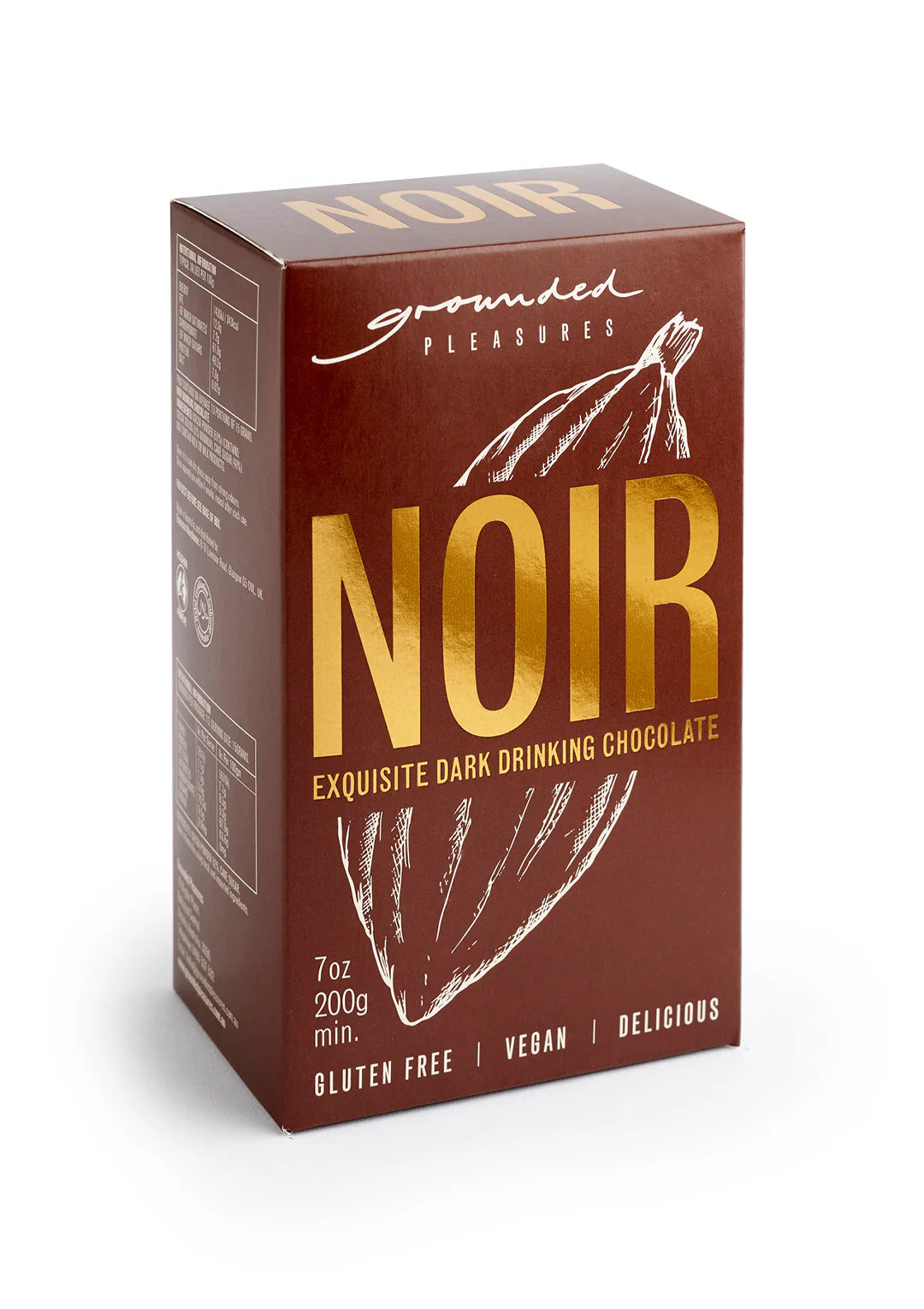 GROUNDED PLEASURES Noir Drinking Chocolate