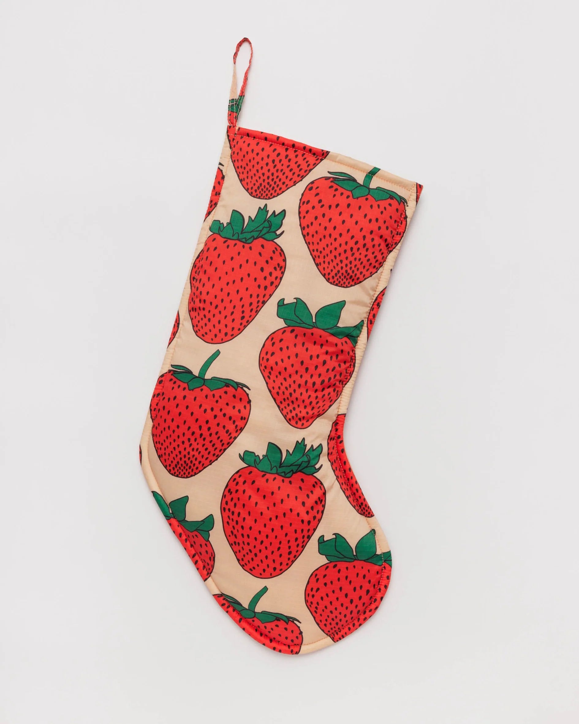 BAGGU Holiday Stocking - Strawberry