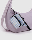 BAGGU | Fanny Pack Charm Light Blue Gingham