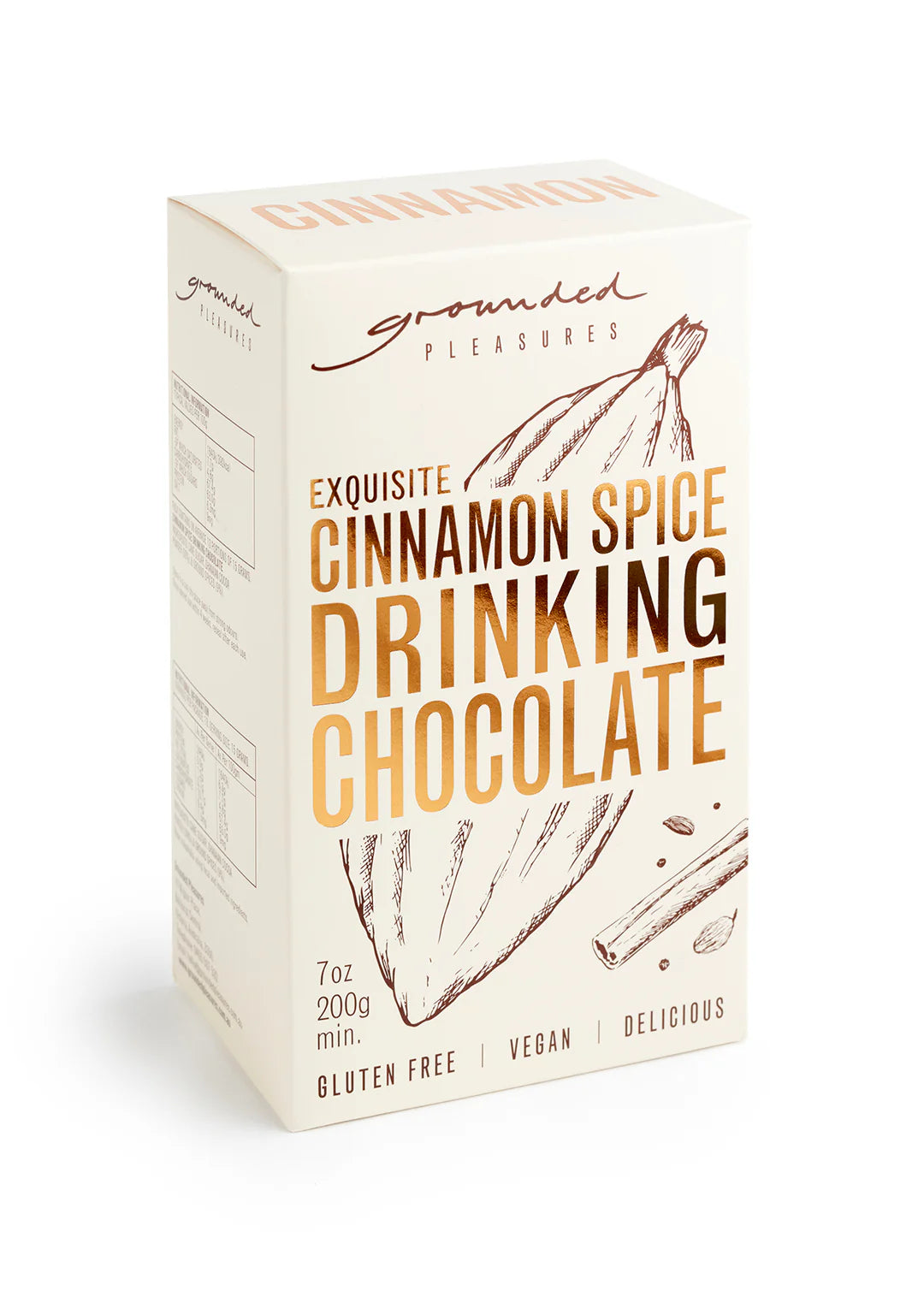 GROUNDED PLEASURES Cinnamon Spice Drinking Chocolate