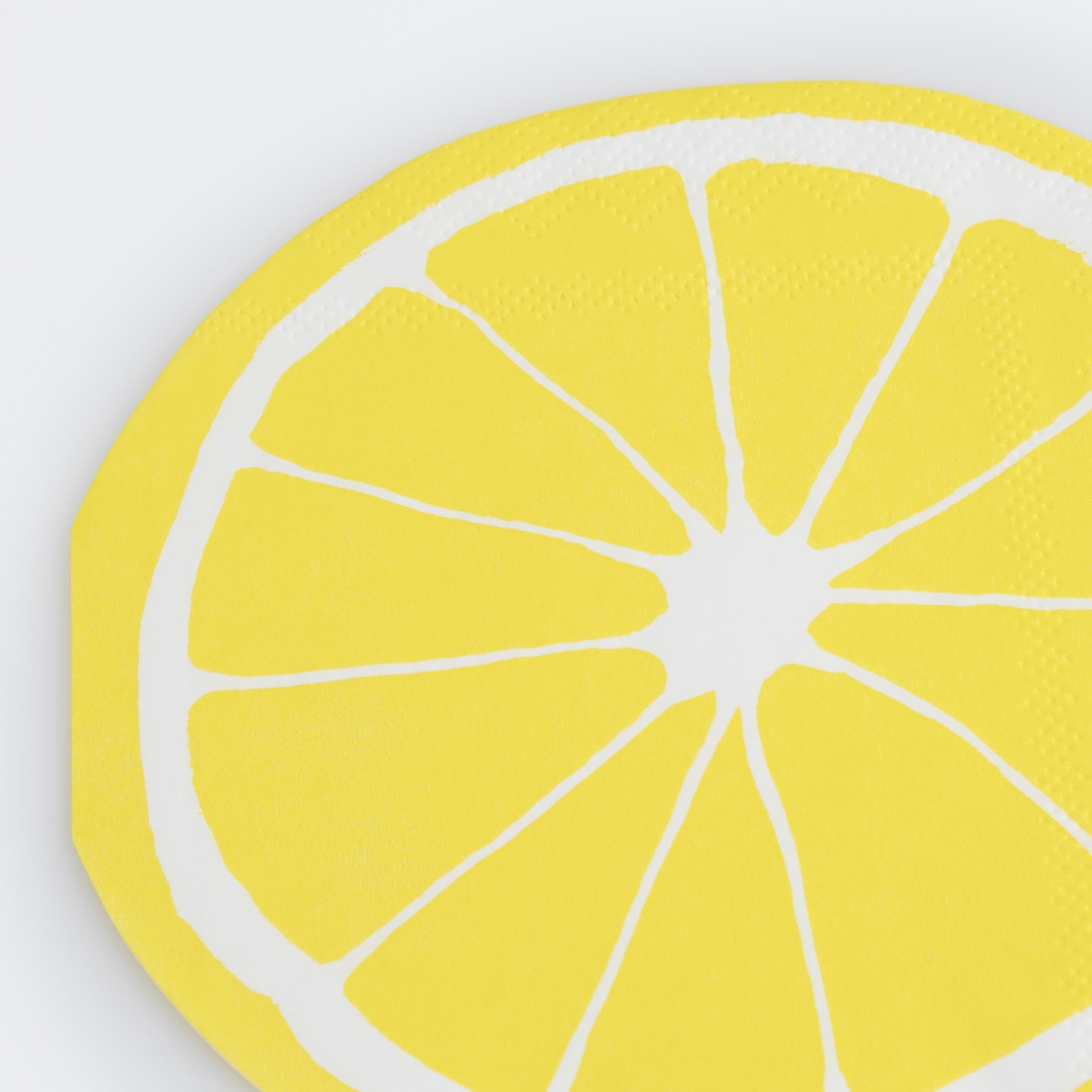 MERI MERI - Lemon Napkins (Pack of 16)