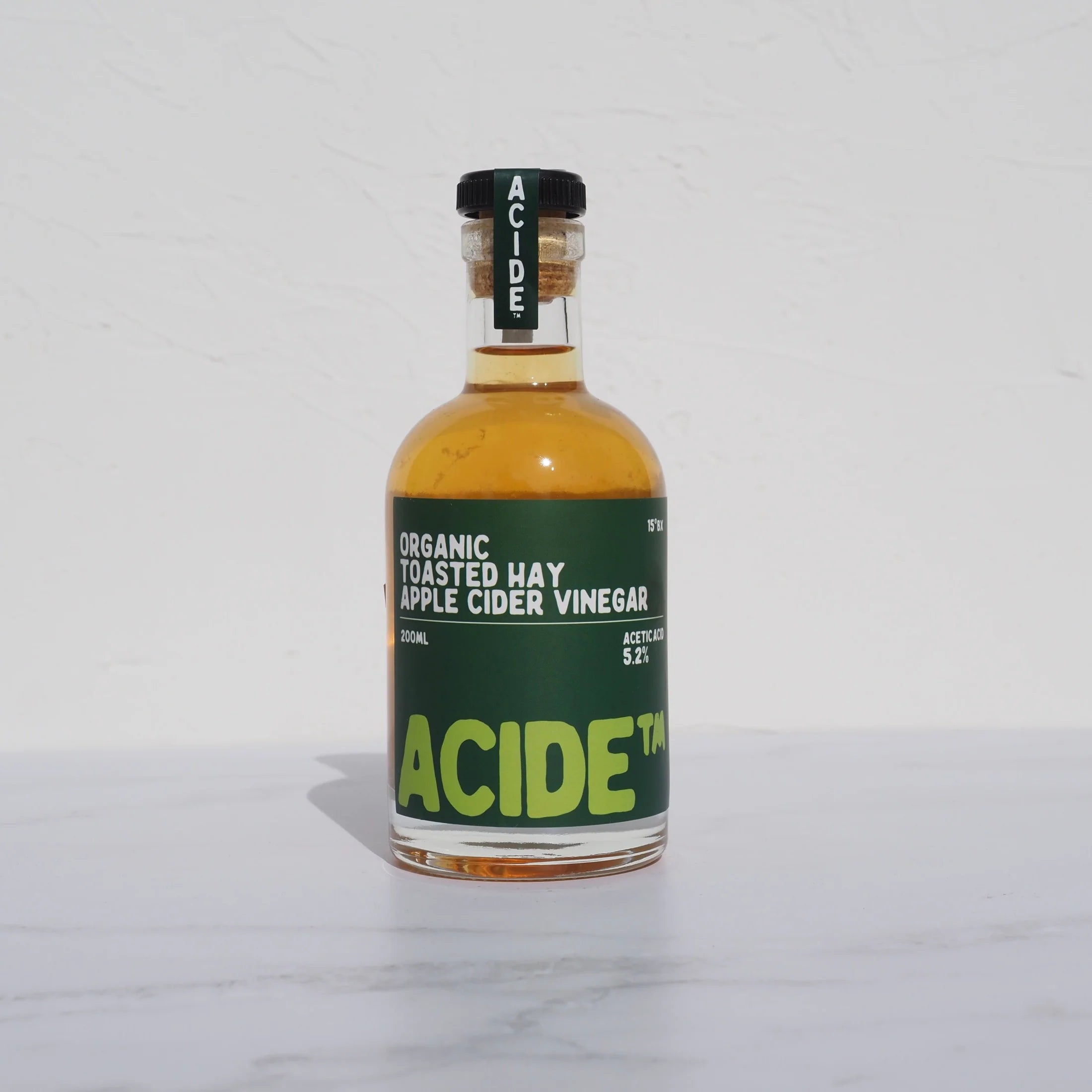 ACIDE - ORGANIC TOASTED HAY APPLE CIDER VINEGAR