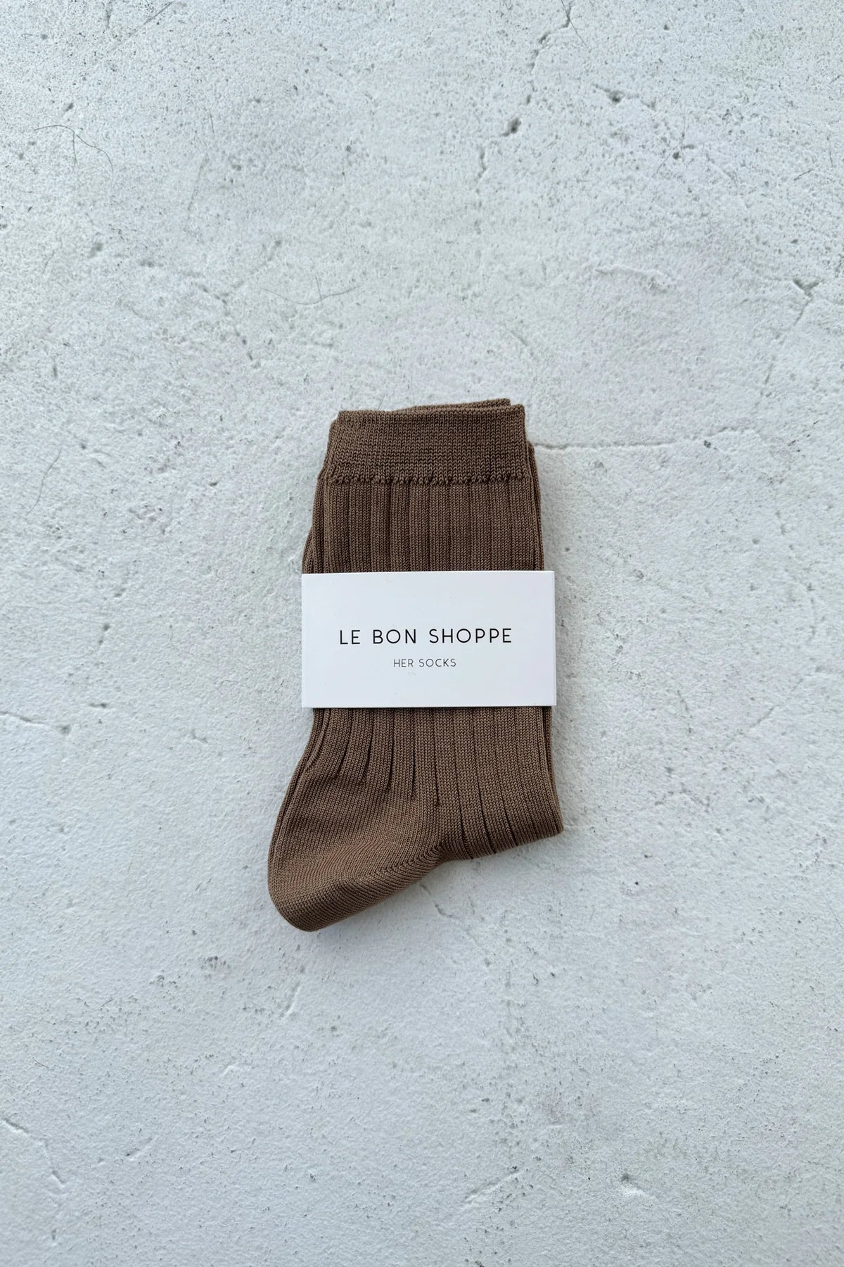 LE BON SHOPPE - Her Socks Dark Tan