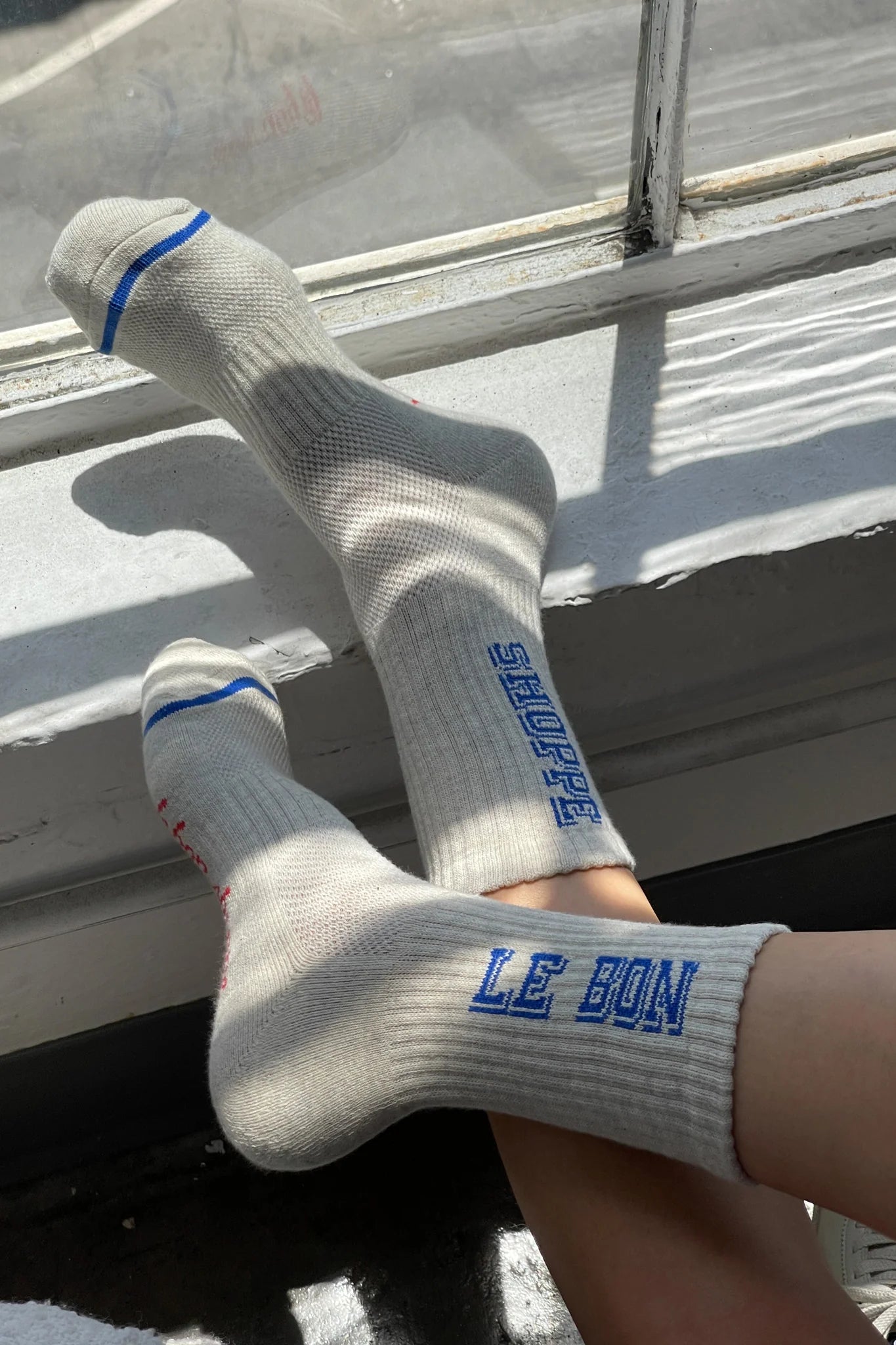LE BON SHOPPE - Preppy Socks - Ice/Blue