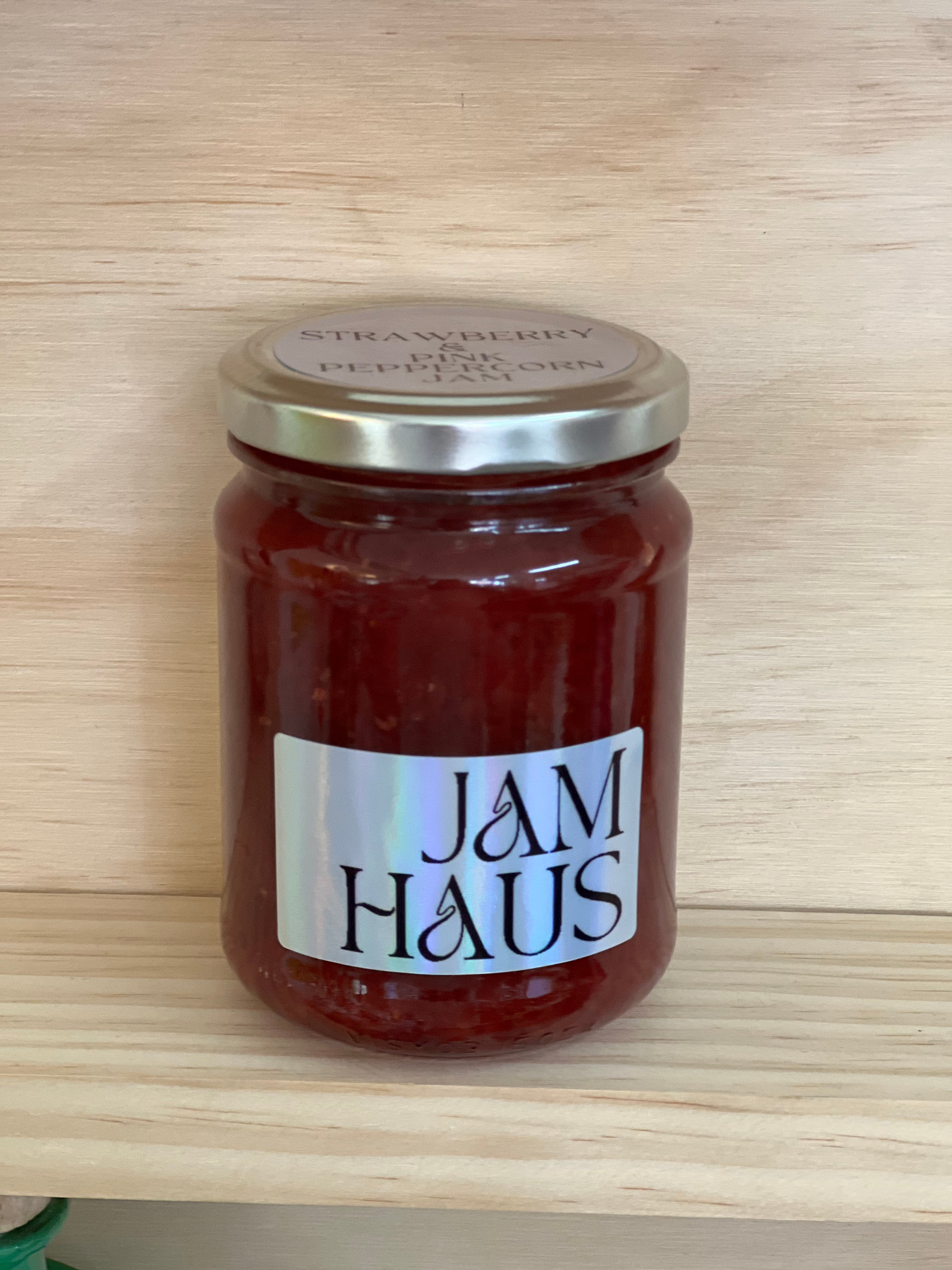 JAM HAUS STRAWBERRY & PINK PEPPERCORN JAM