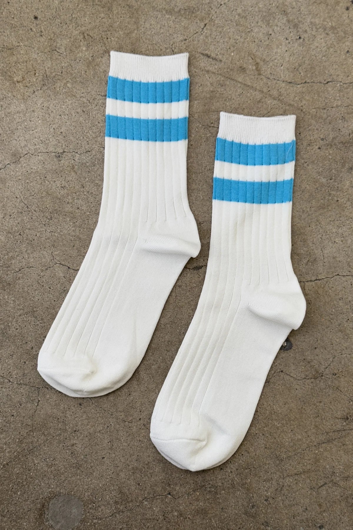 LE BON SHOPPE - Her Socks Blue Stripe