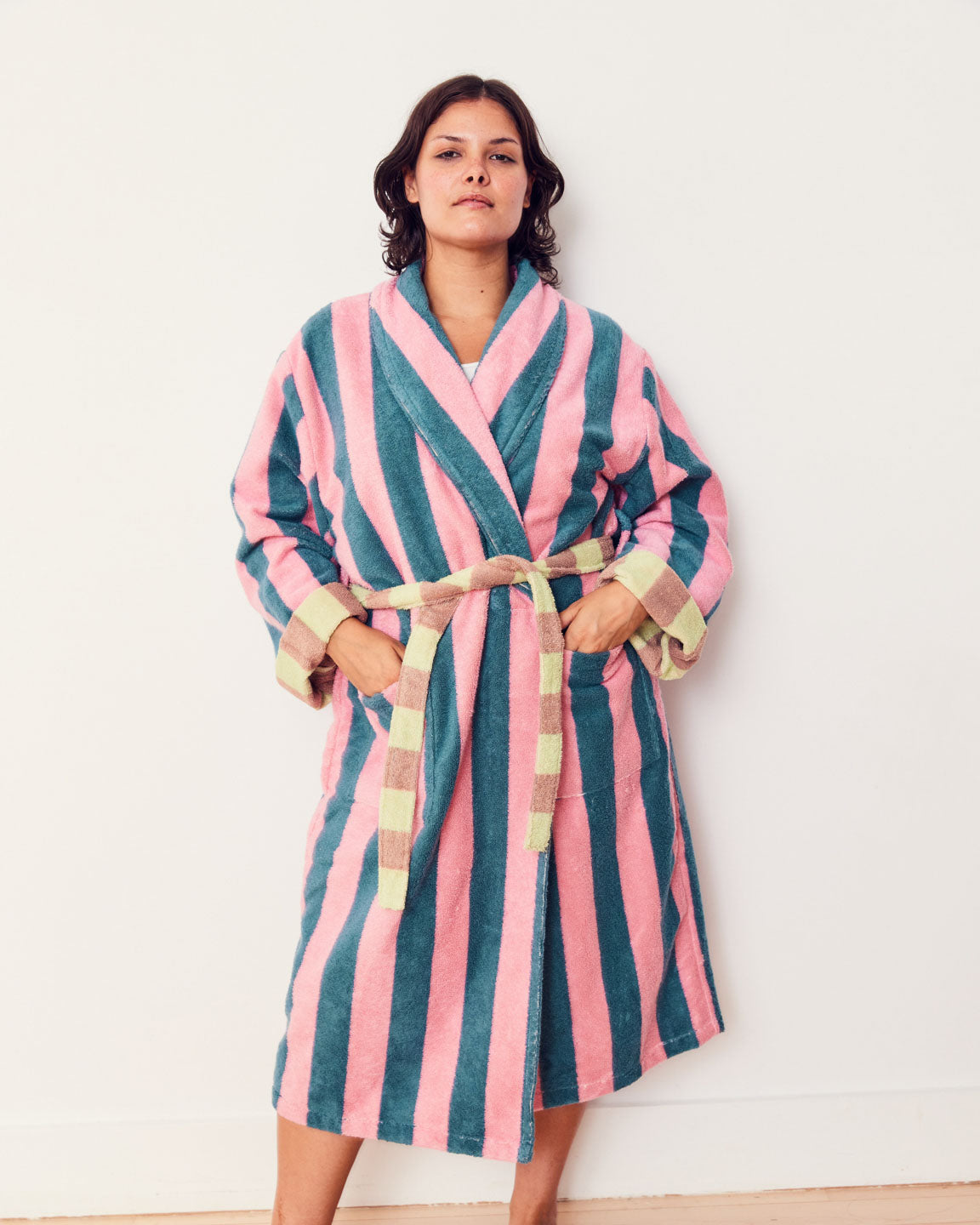 DUSEN DUSEN Bath Robe | Martine Stripe