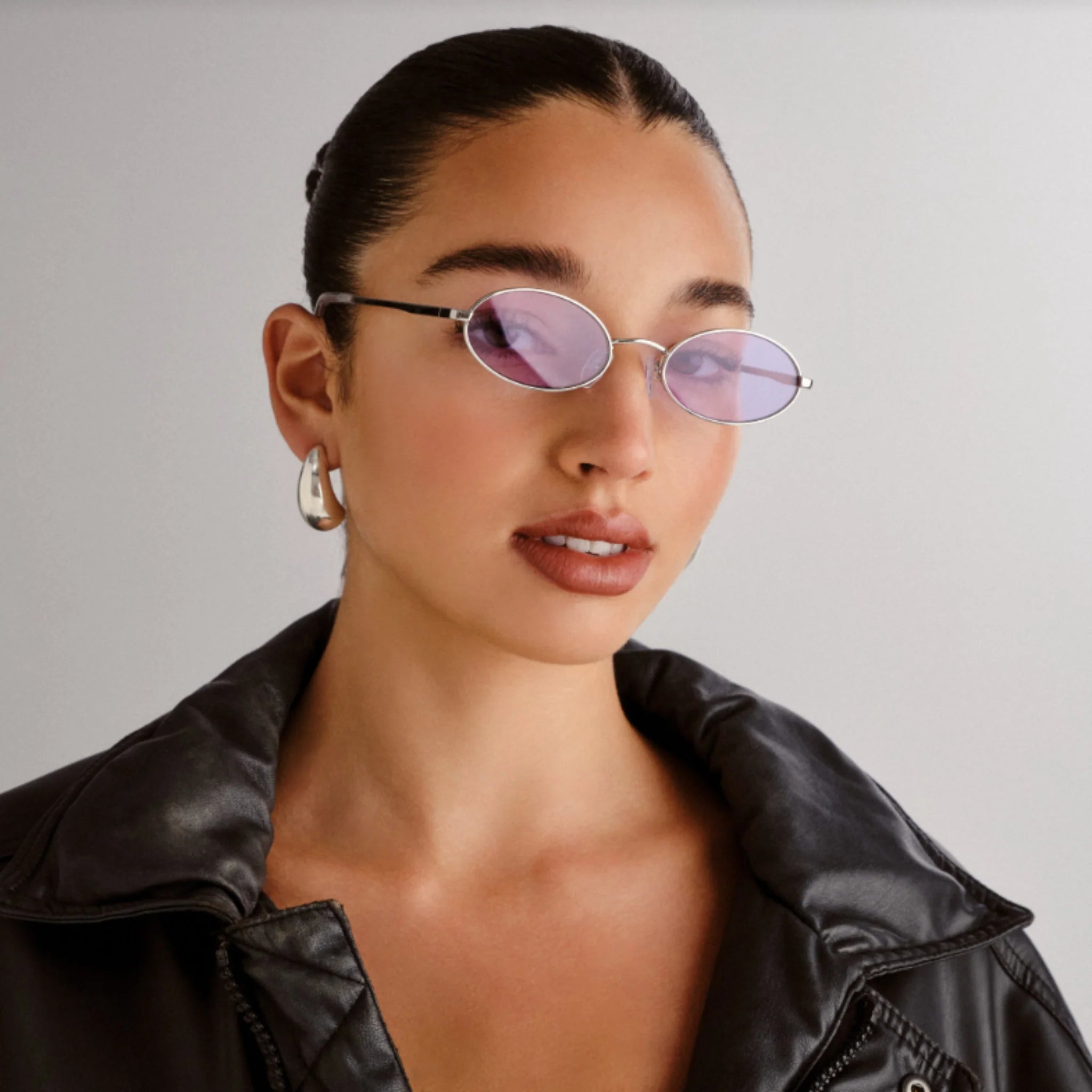 LE SPECS - LOVE TRAIN - SILVER LILAC TINT
