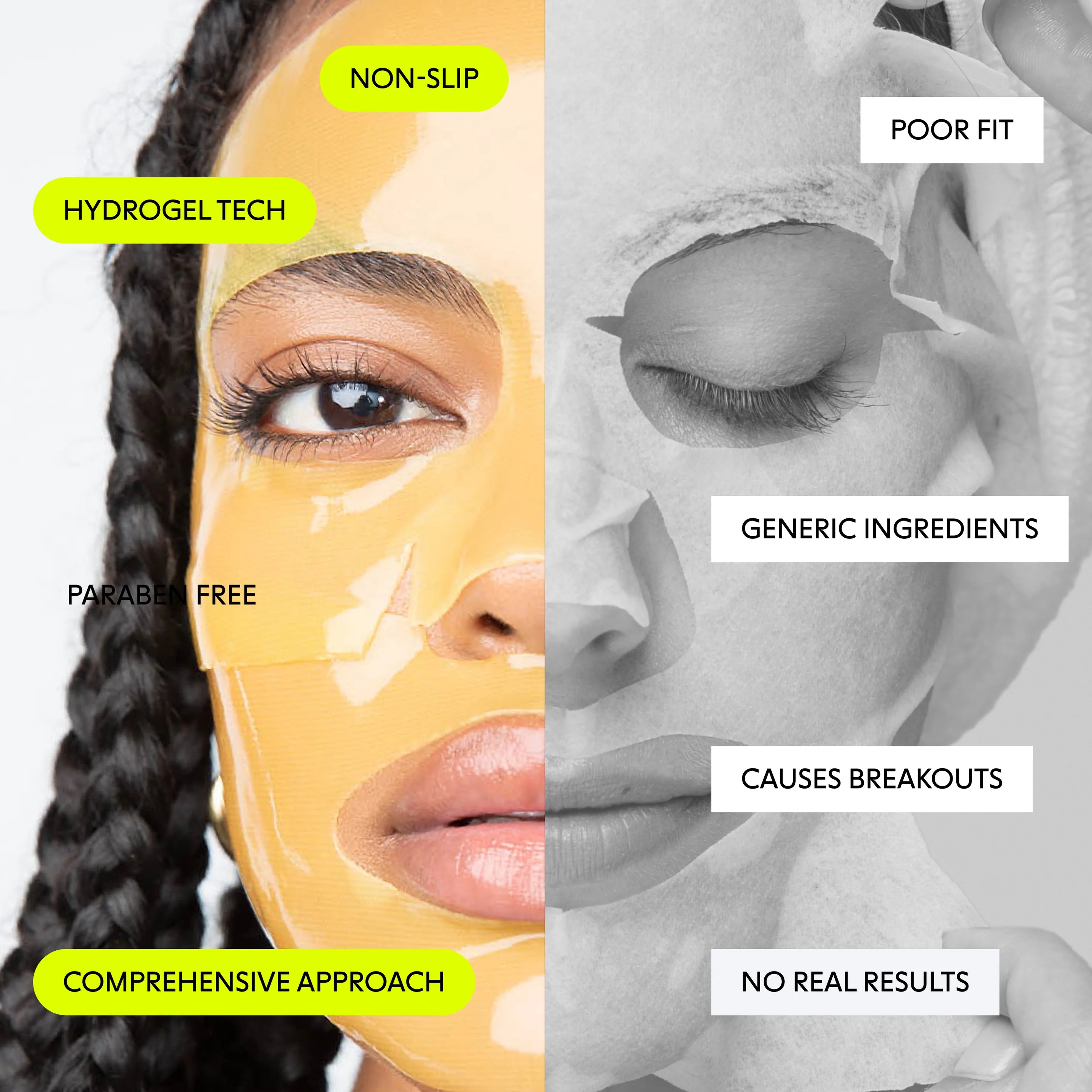 LOOPS - Sunrise Service Brightening Hydrogel Single Face Mask