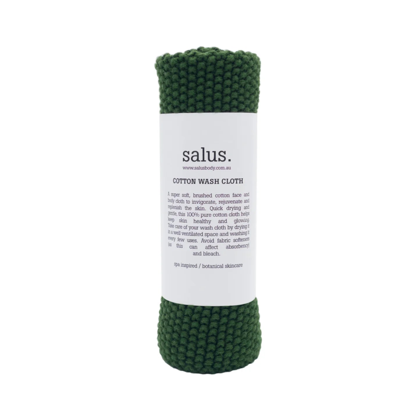 SALUS - Cotton Wash Cloth - Green