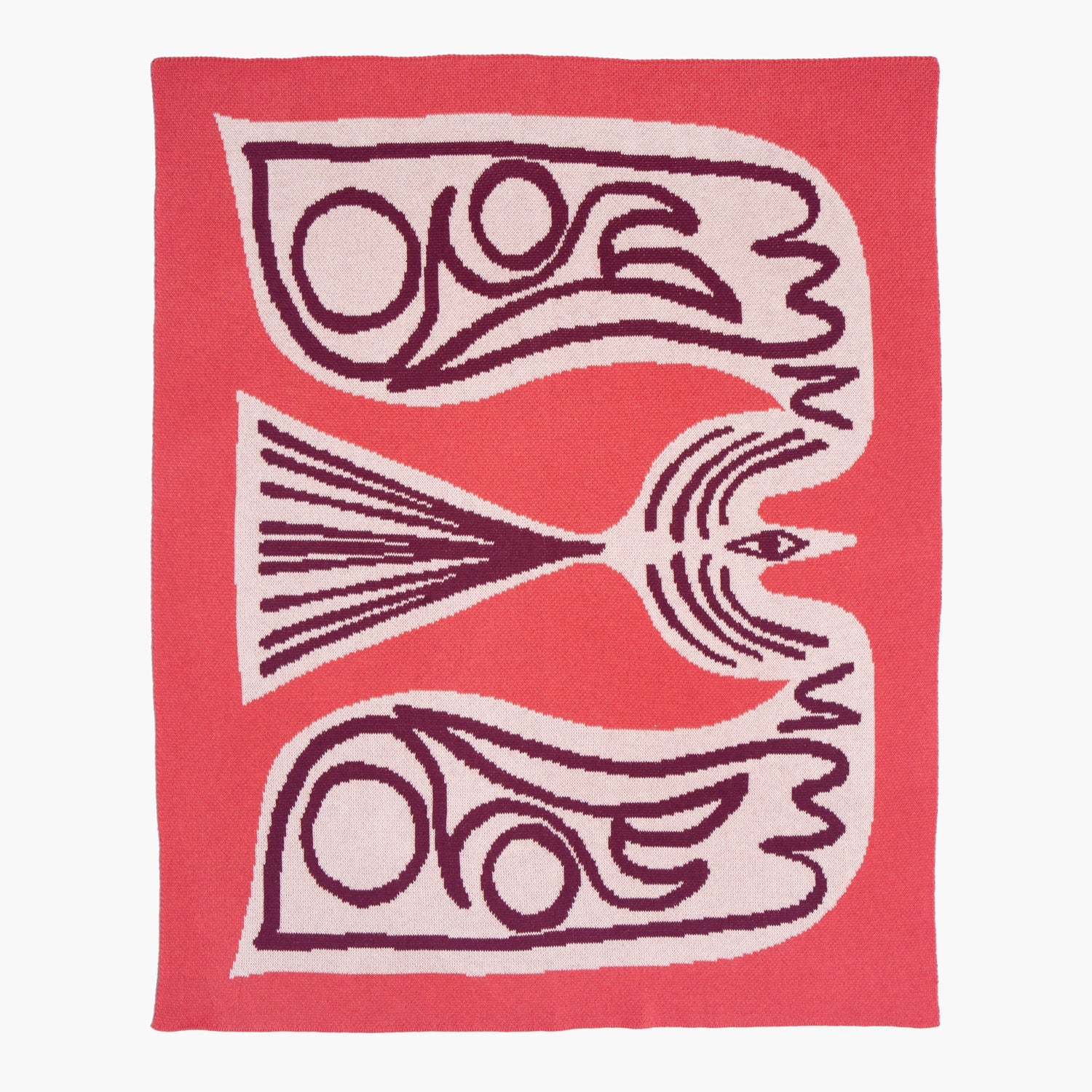 SLOW DOWN STUDIO - Squiggle Bird Mini Blanket
