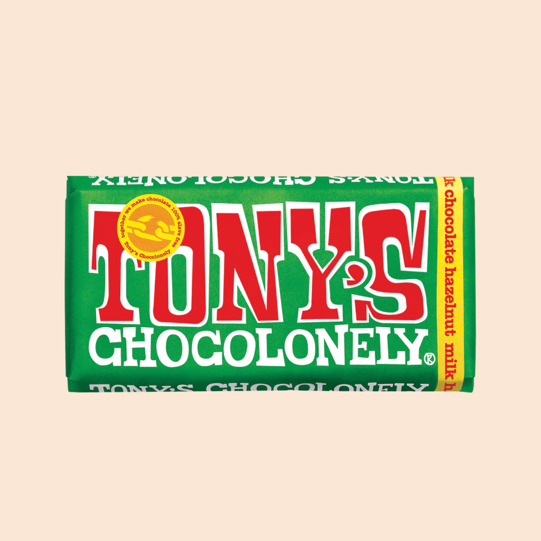 Tony's Chocolonely Milk Hazelnut 28% 180g