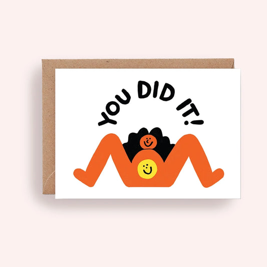 WRAP MAGAZINE - 'You Did It!' Greetings Card