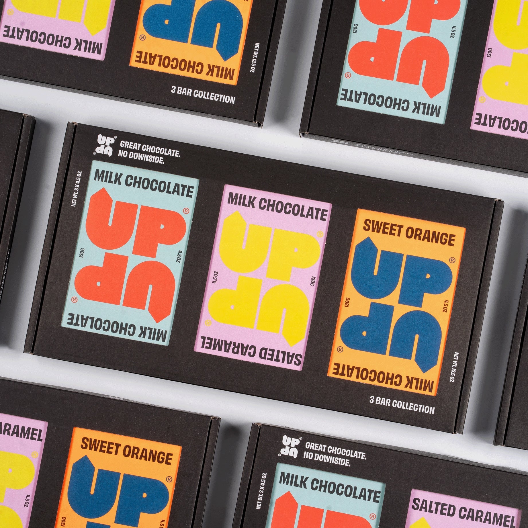 UP-UP CHOCOLATE - Milk Chocolate Trio Gift Box 360G