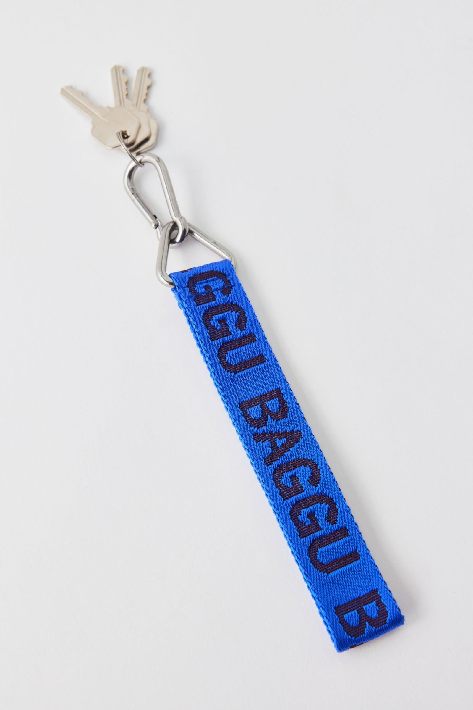 BAGGU Logo Keychain - Cobalt