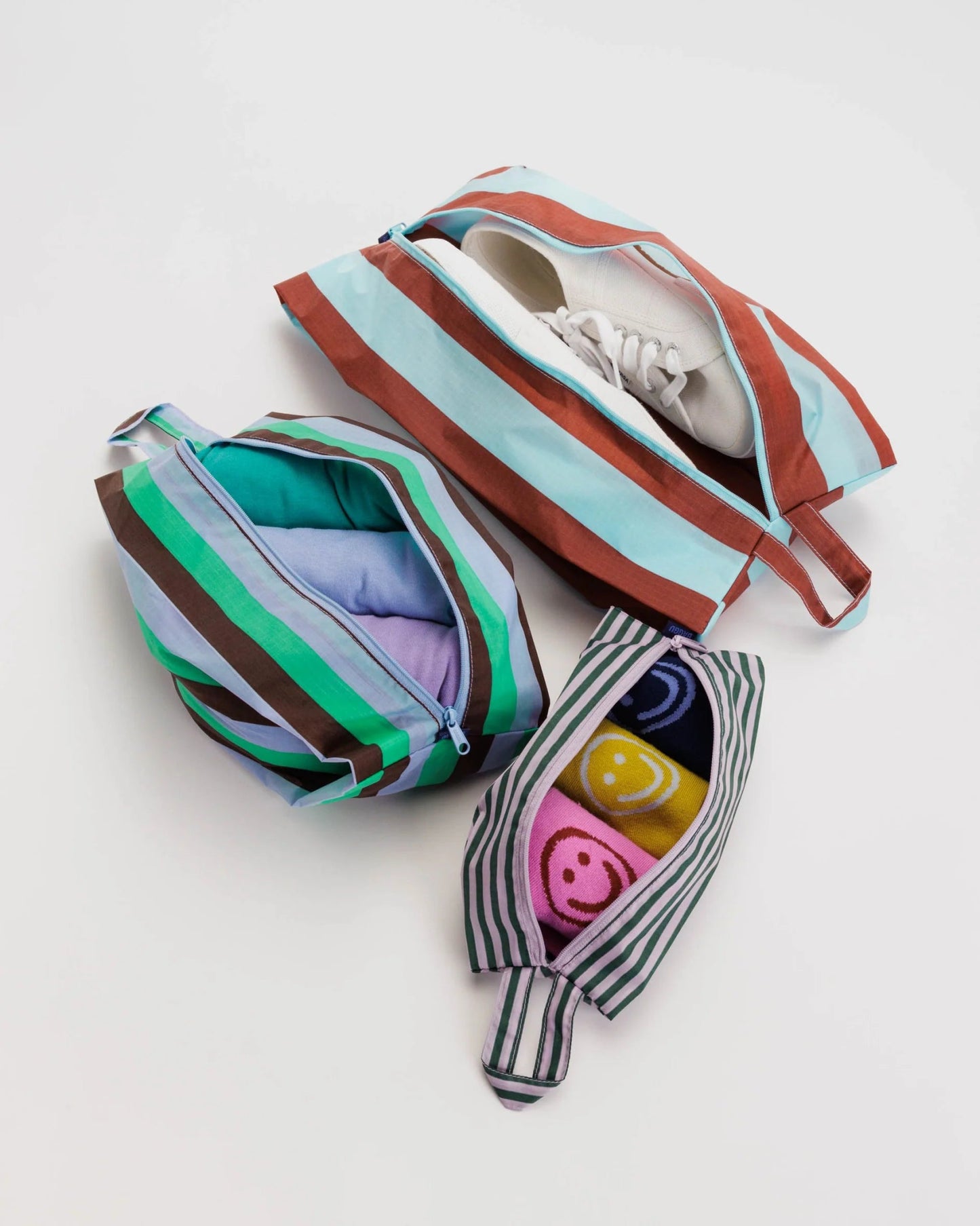 BagguBAGGU 3D Zip Set | Vacation Stripe MixPreston Apothecary