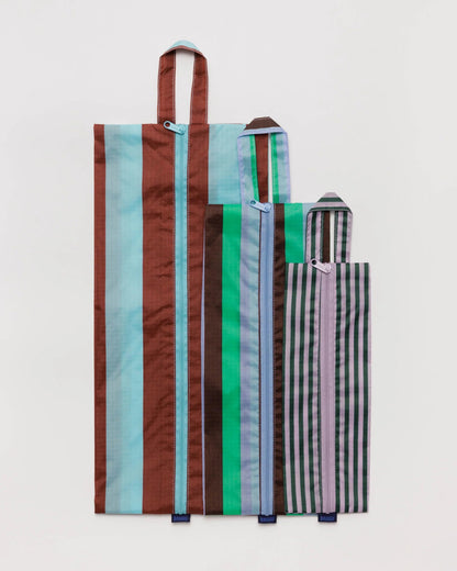 BagguBAGGU 3D Zip Set | Vacation Stripe MixPreston Apothecary