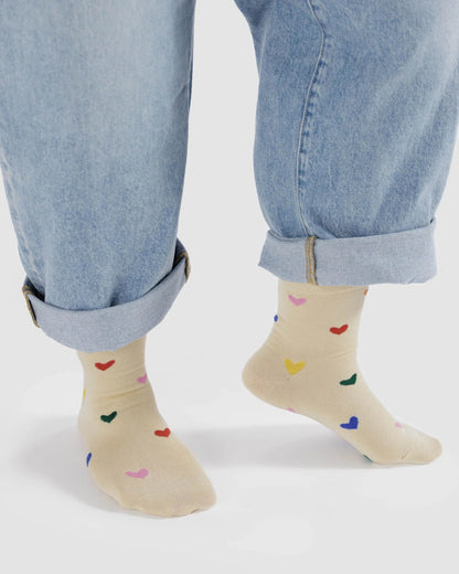 BagguBAGGU Crew Sock - HeartsPreston Apothecary