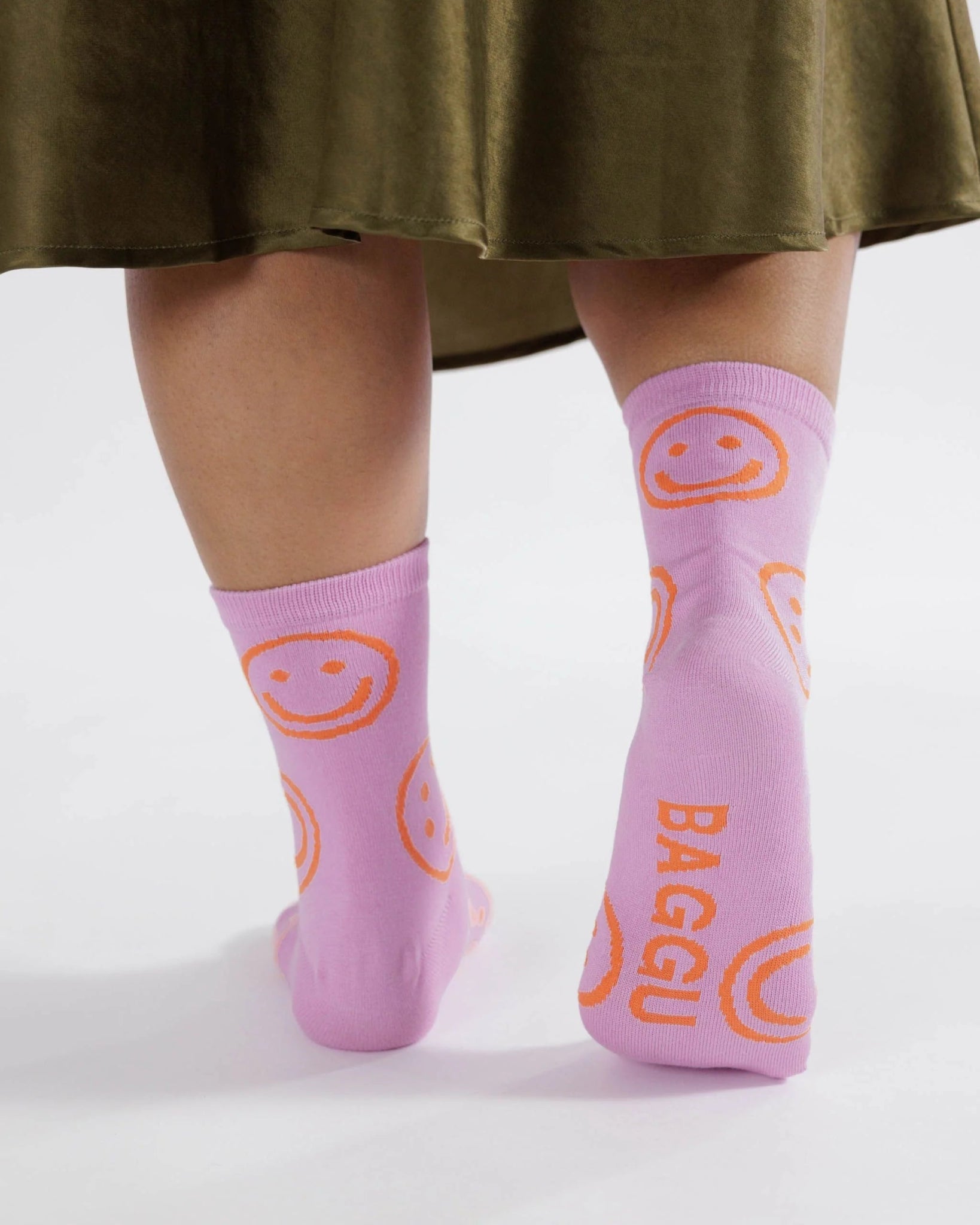 BagguBAGGU Crew Sock - Peony HappyPreston Apothecary