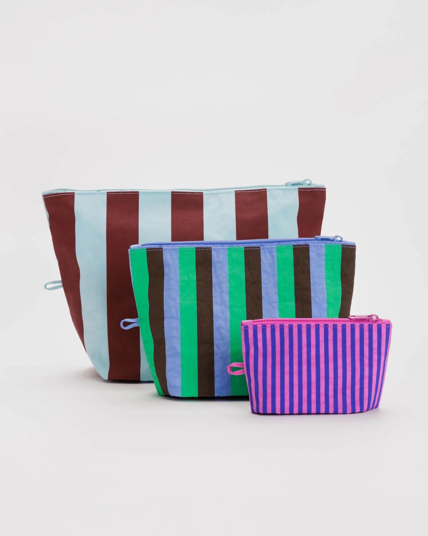 BagguBAGGU Go Pouch Set - Vacation Stripe MixPreston Apothecary