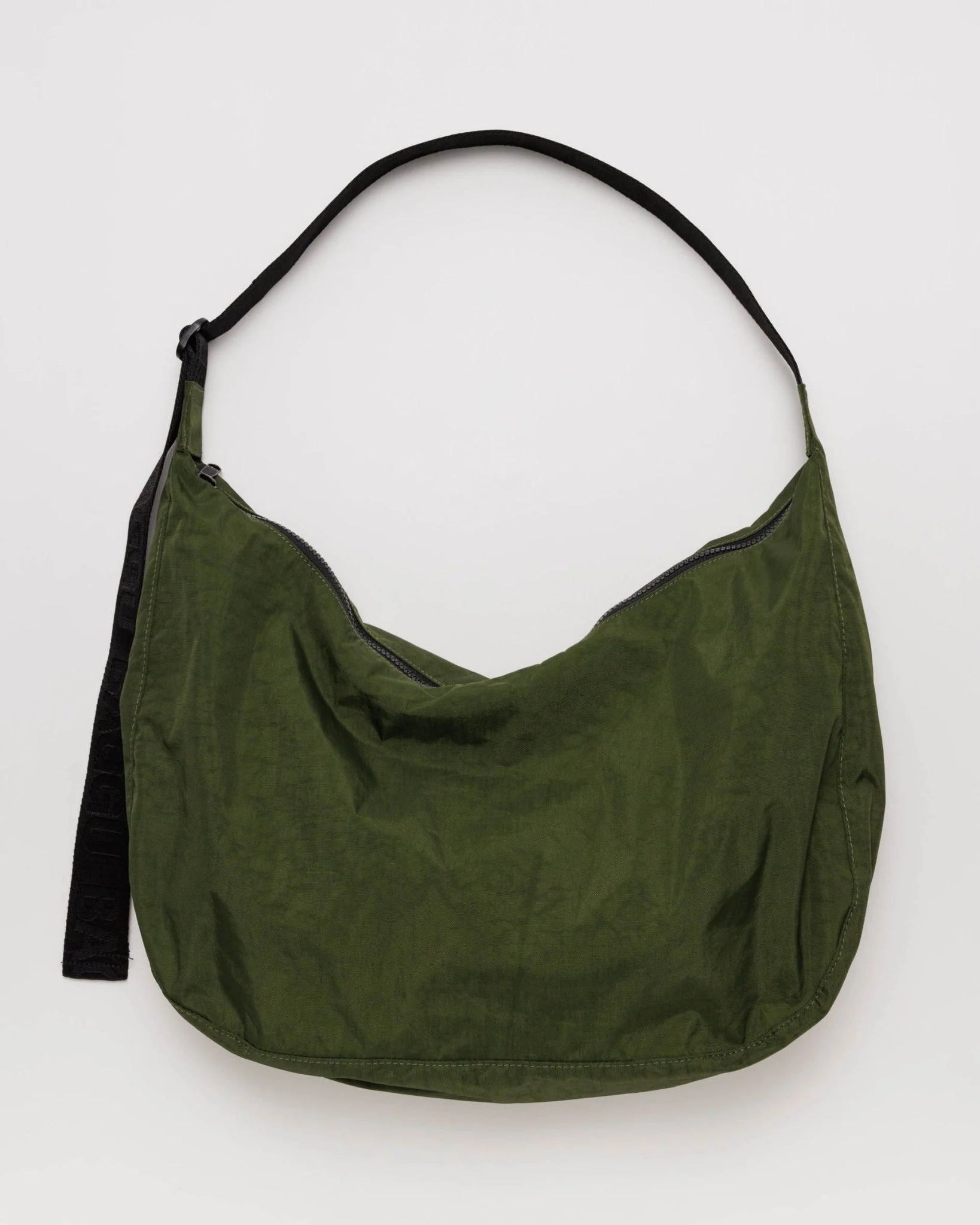 BAGGU Large Nylon Crescent Bag - Bay Laurel