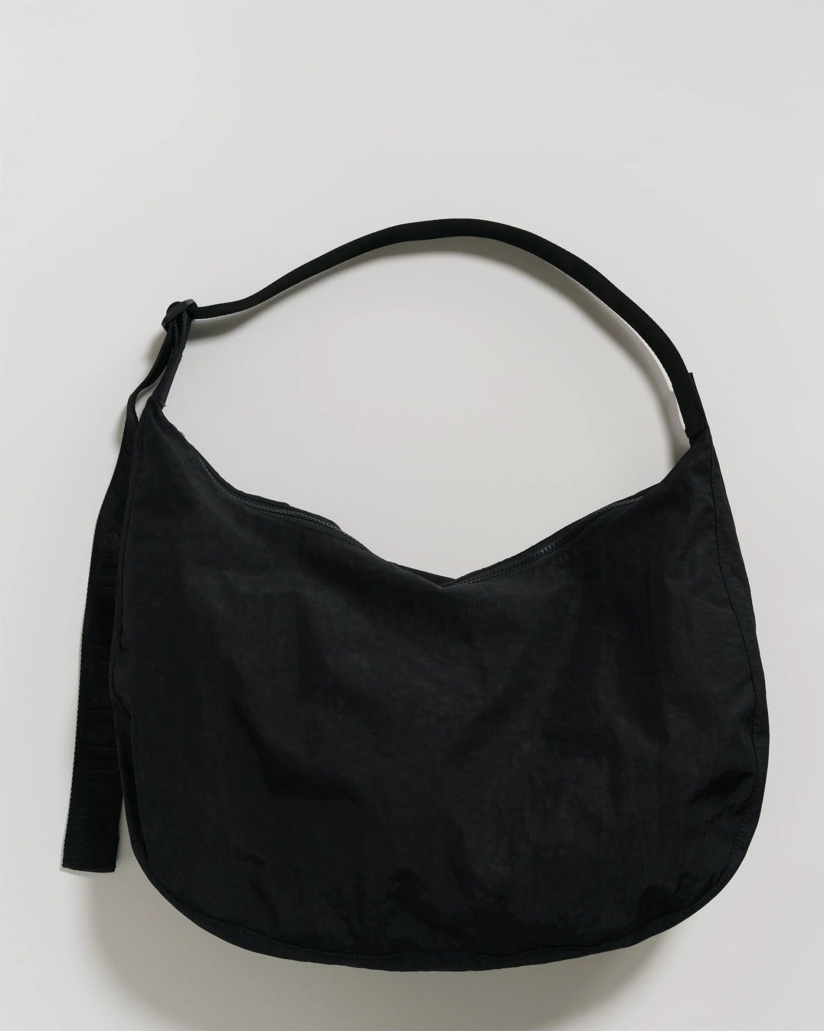 BAGGU Large Nylon Crescent Bag - Black